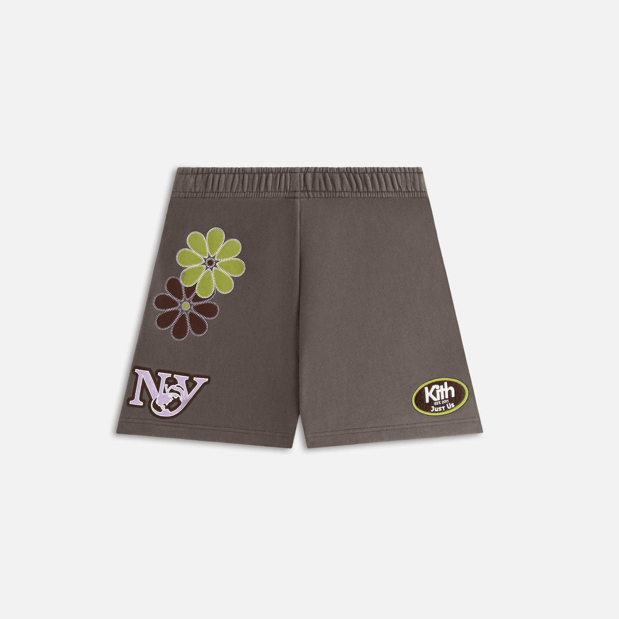 Kith Women Rayne Floral Sweatshort - Hematite — Image 7