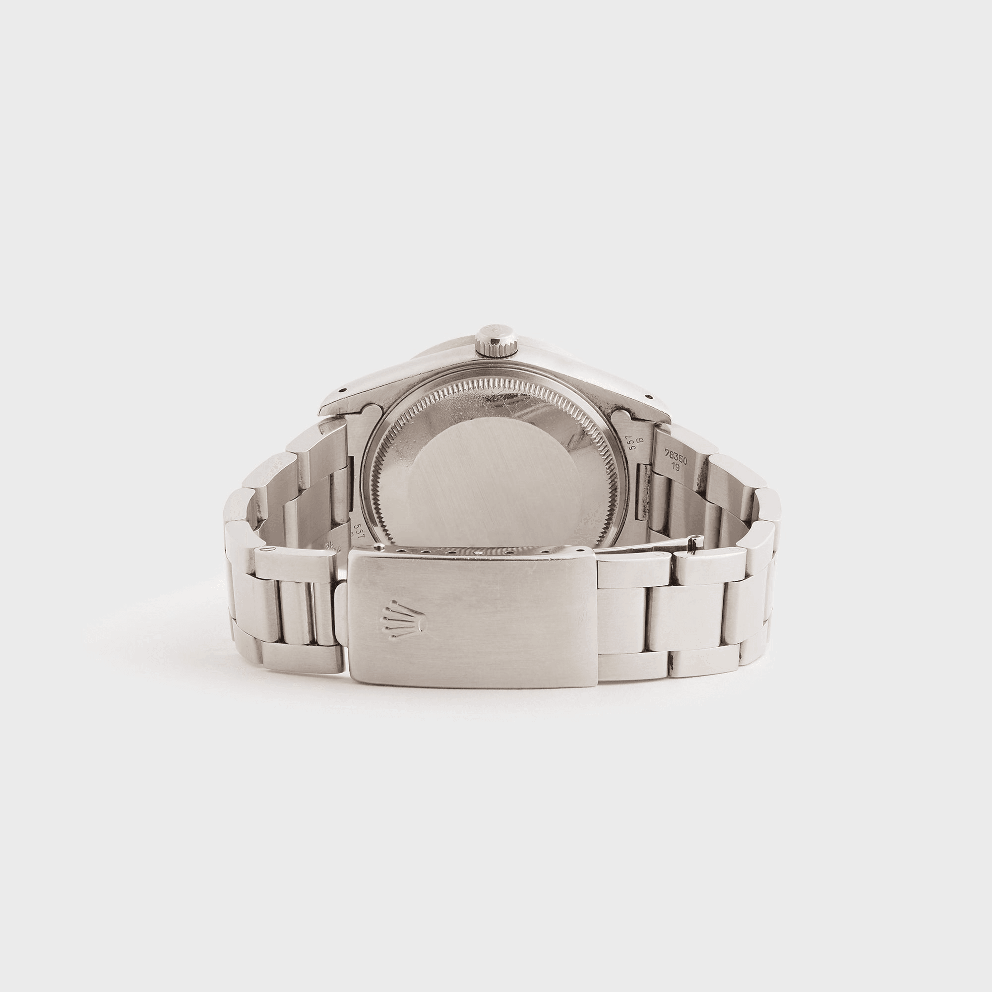 Wind Vintage Rolex Air-King Reference 14010 Silver Dial Unpolished - Silver — Image 4