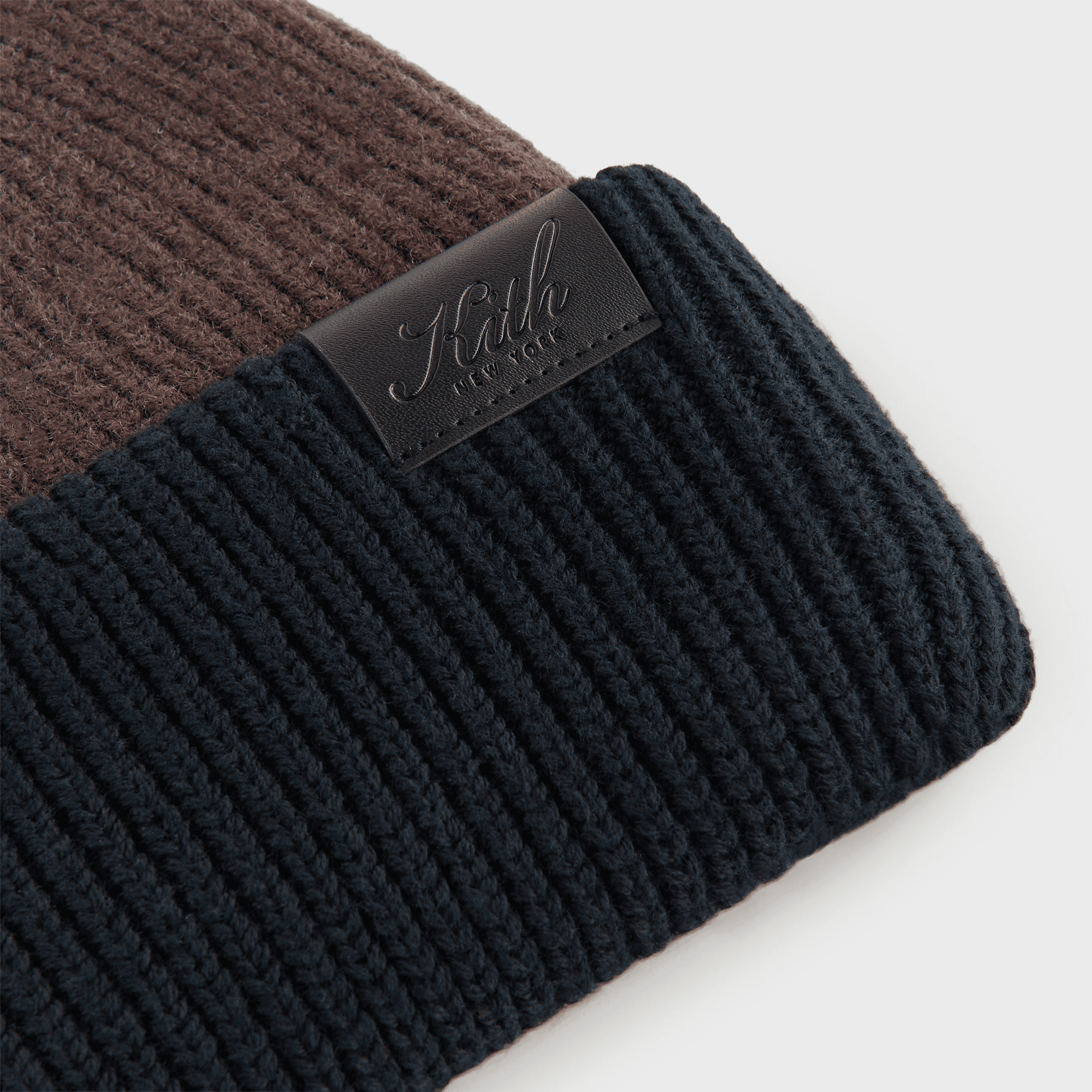 Kith Women Rib Soft Knit Reversible Beanie - Legacy — Image 2