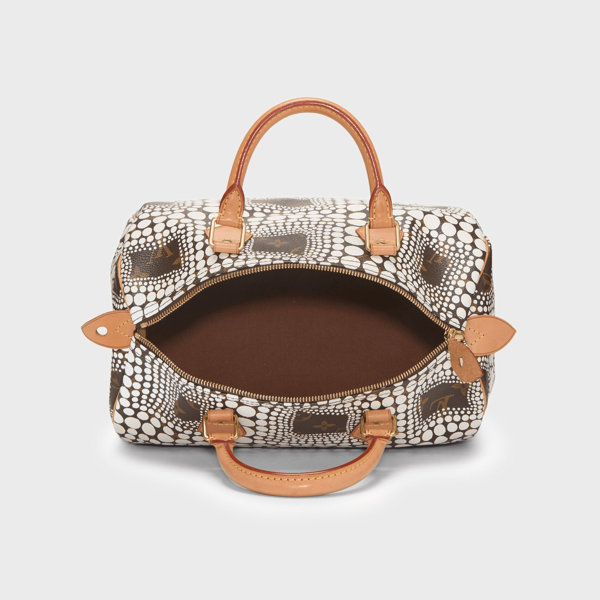 WGACA Louis Vuitton x Yayoi Kusama White Monogram Dots Infinity Speedy 30 - White — Image 4