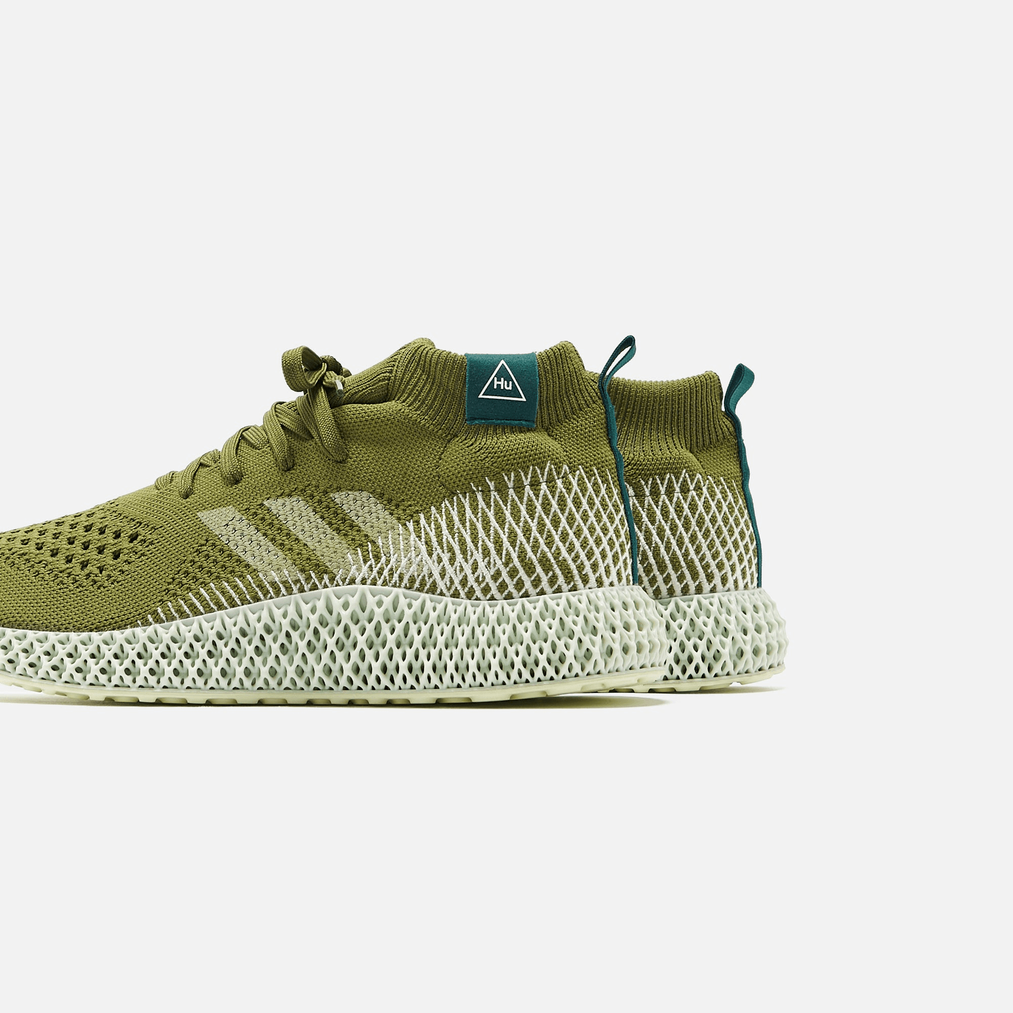 adidas x Pharrell Williams 4D Runner Mid - Green — Image 2