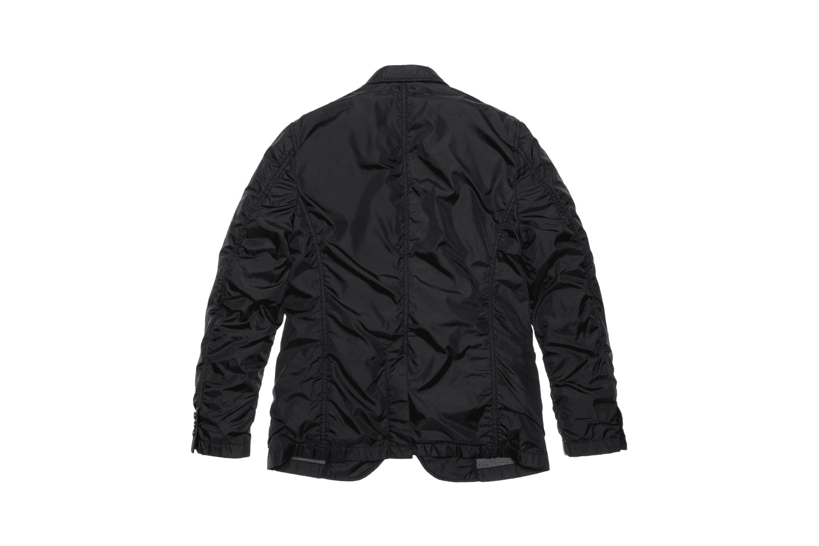 Ones Stroke Double Face Nylon Blazer - Black — Image 4