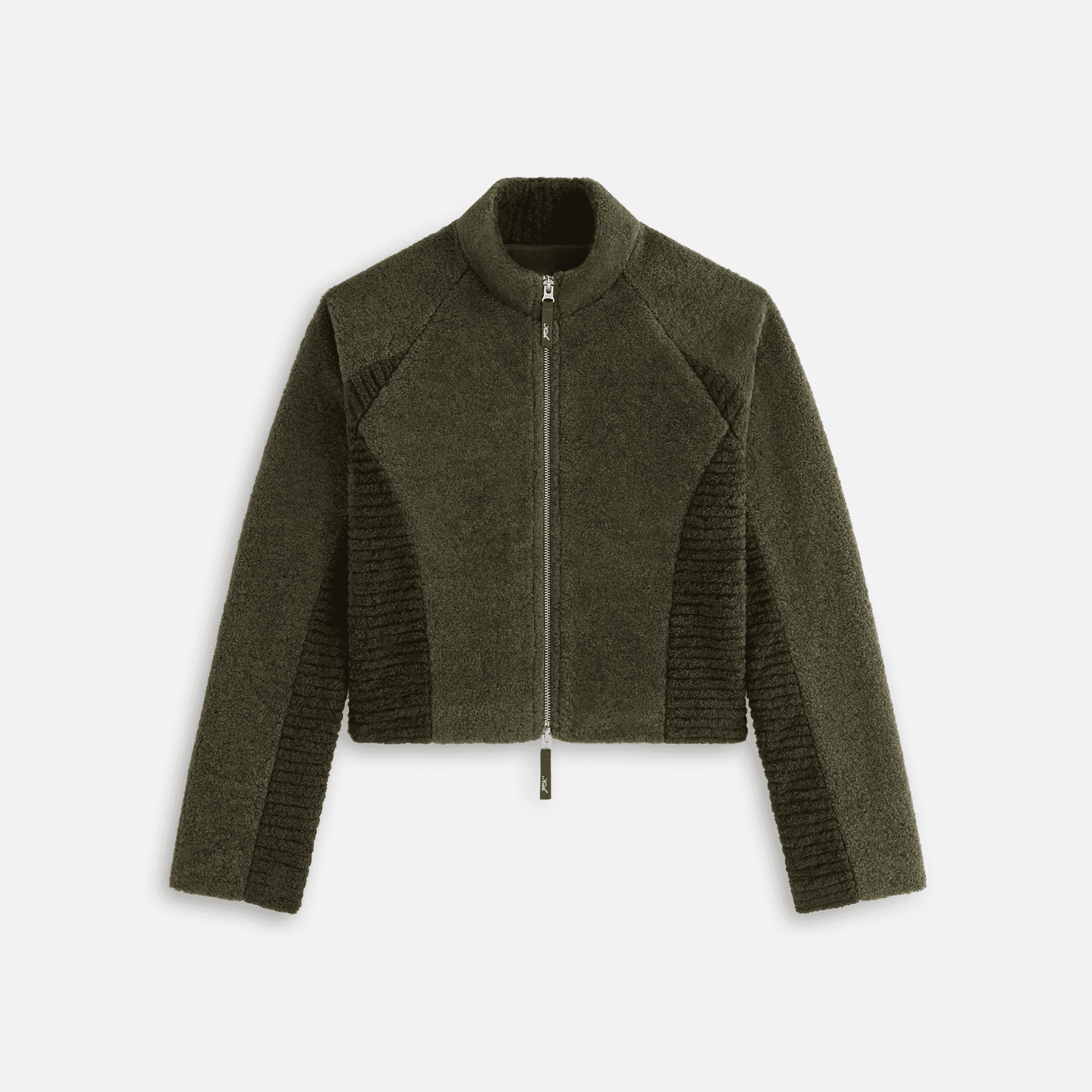 Kith Women Daelyn Sherpa Track Zip - Cypress — Image 5