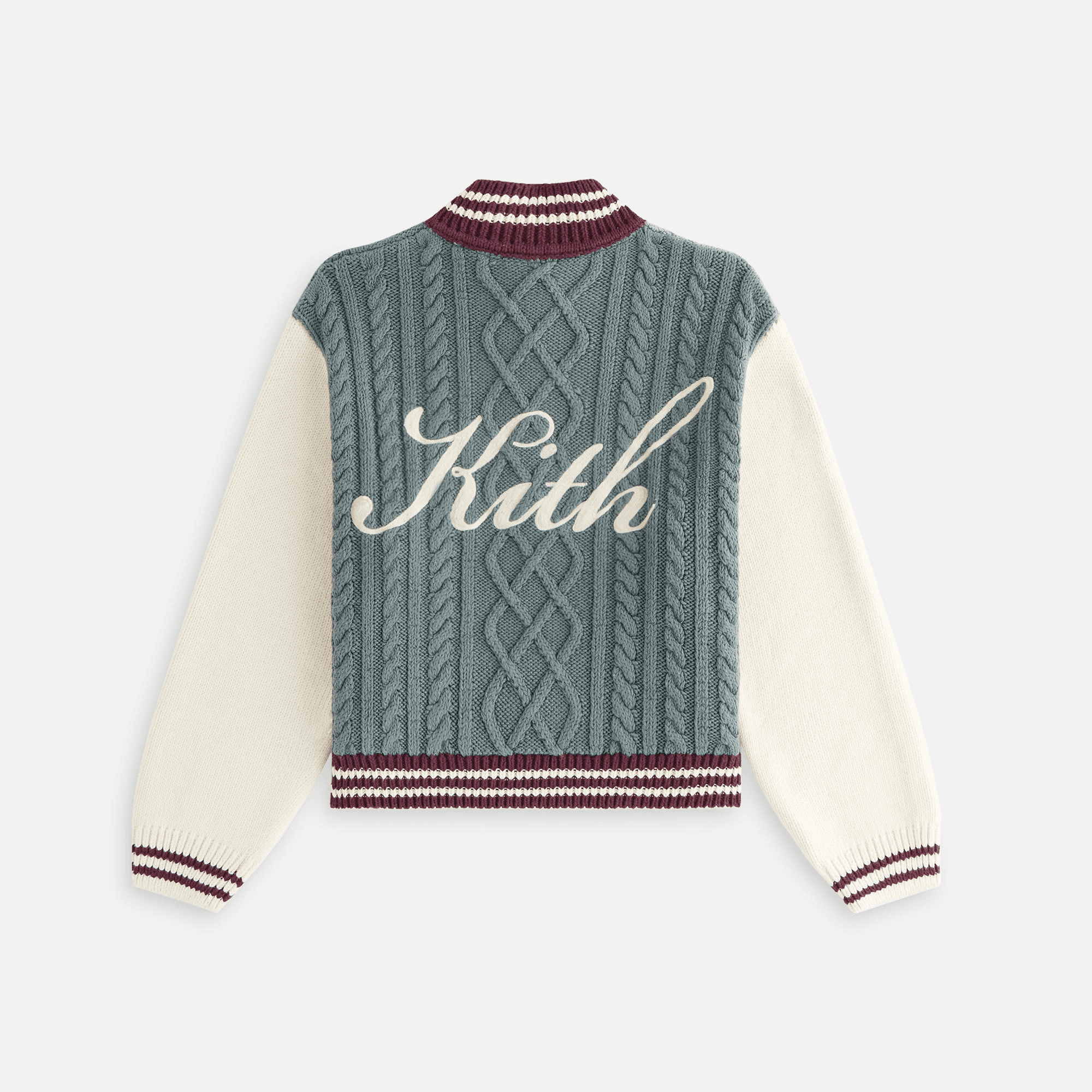 Kith Women Wyler Blocked Full Zip Sweater - Virtue — Image 6