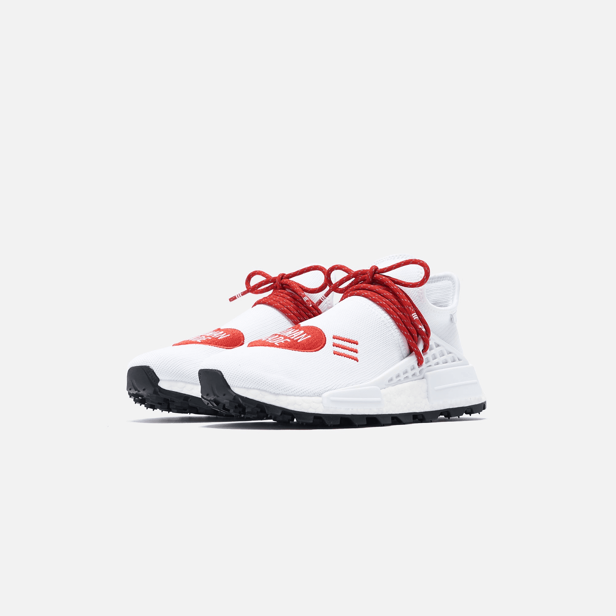 adidas Consortium x Human Made x Pharrell Williams NMD Hu - White / Scarlet / Core Black — Image 7