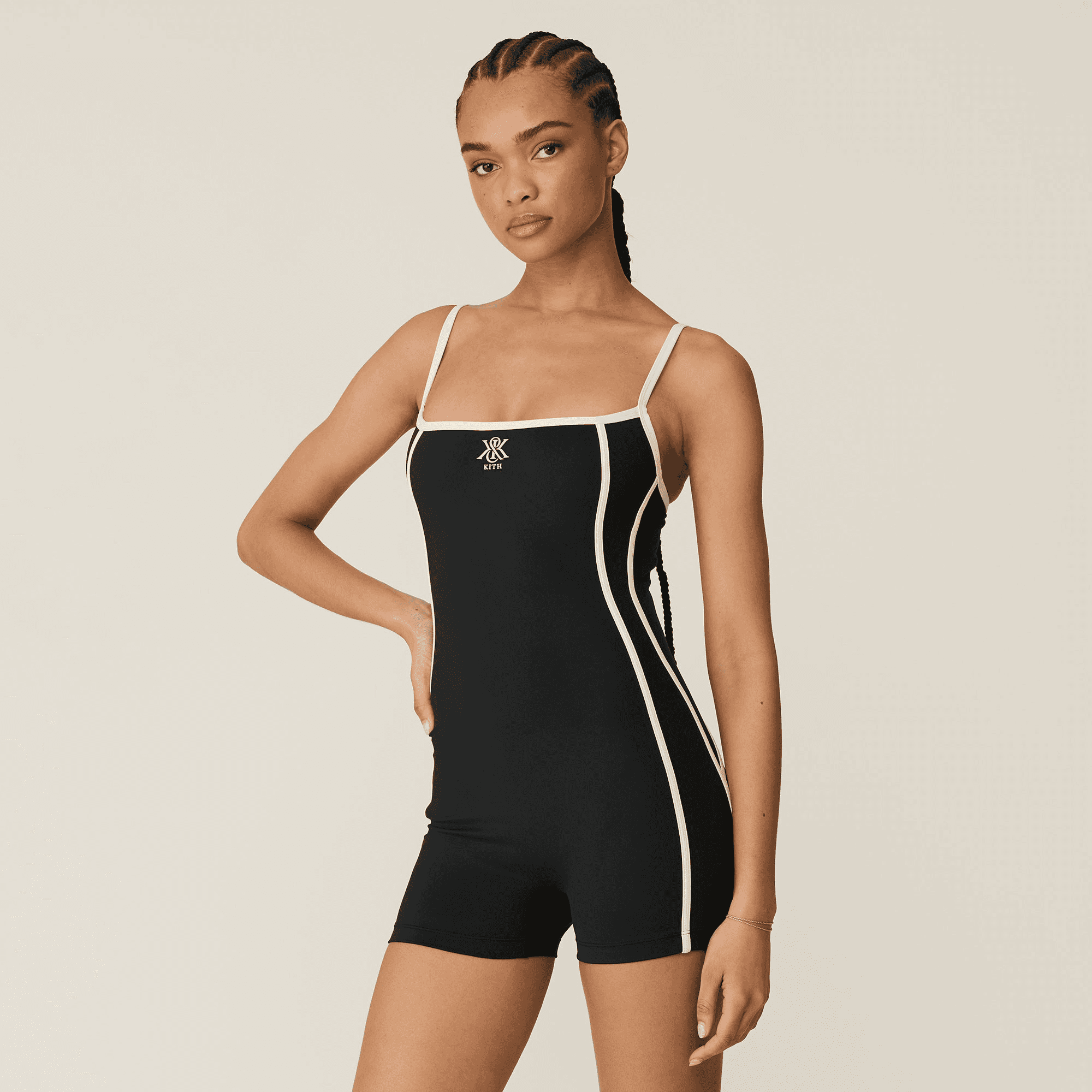 Kith Women Remi Active Romper - Black — Image 3