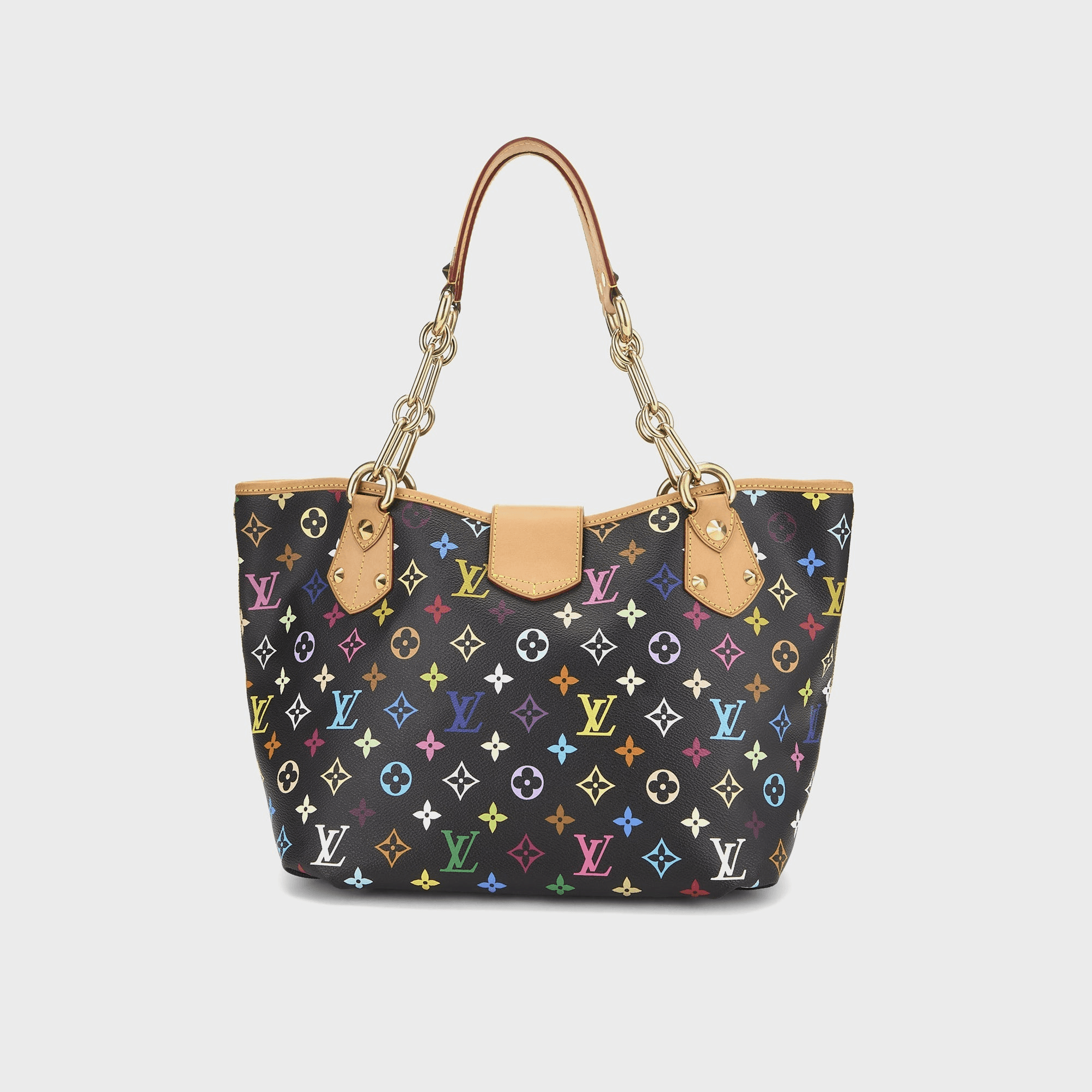 WGACA Takashi Murakami x Louis Vuitton White Monogram Multicolore Annie GM - Black — Image 2