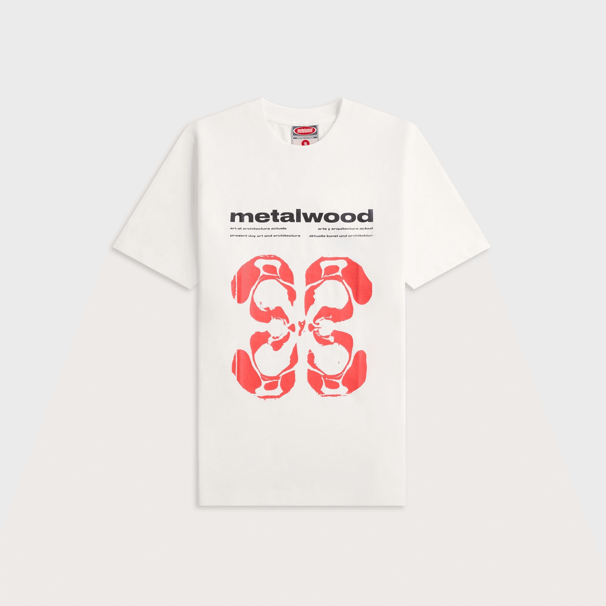 Metalwood Rorschach Tee - White