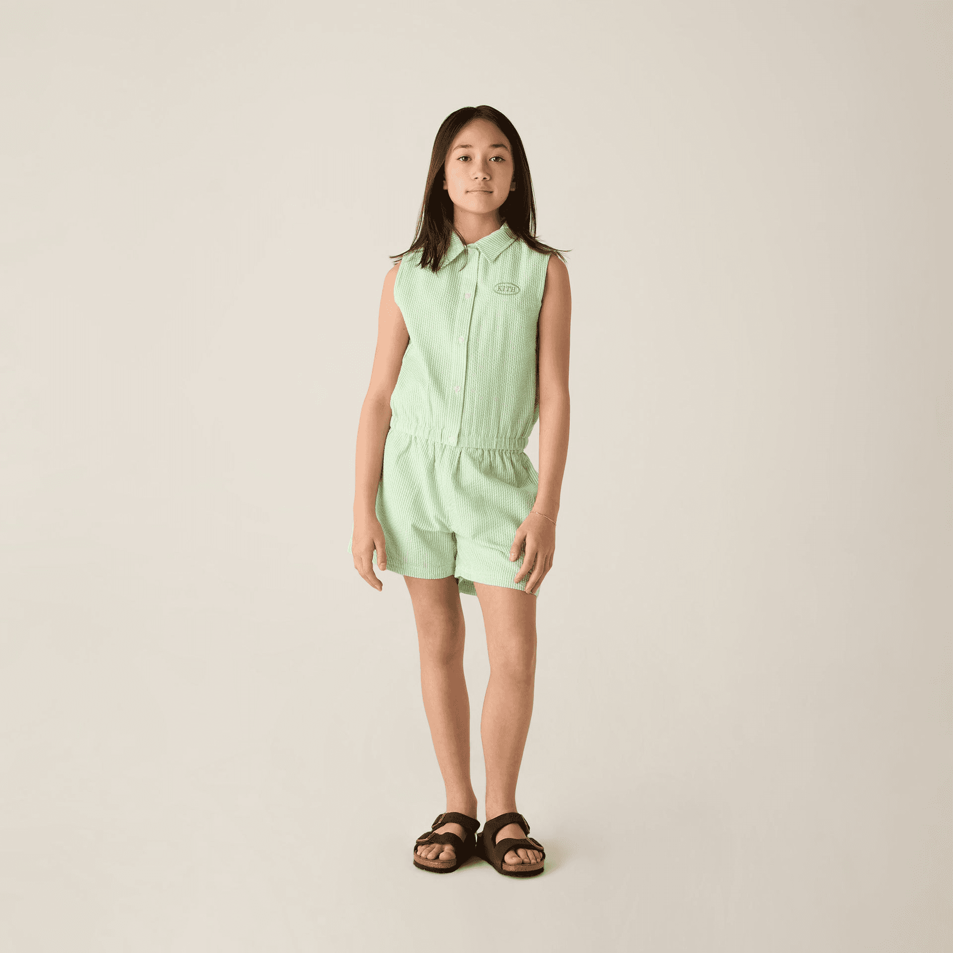 Kith Kids Seersucker Liam Short - Honeydew — Image 7
