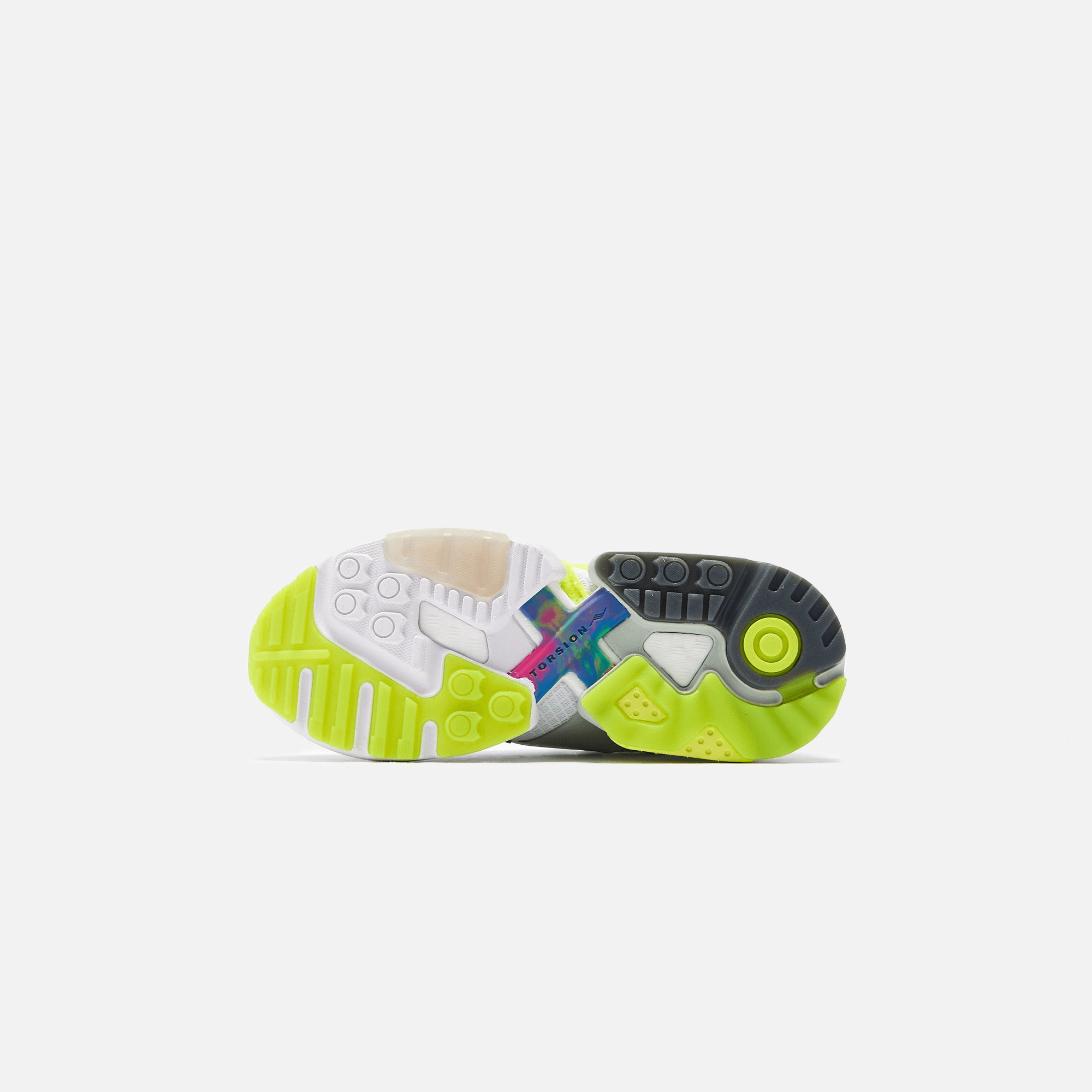 adidas Consortium x Footpatrol ZX Torsion - White / Solar Yellow / Ash Grey — Image 9