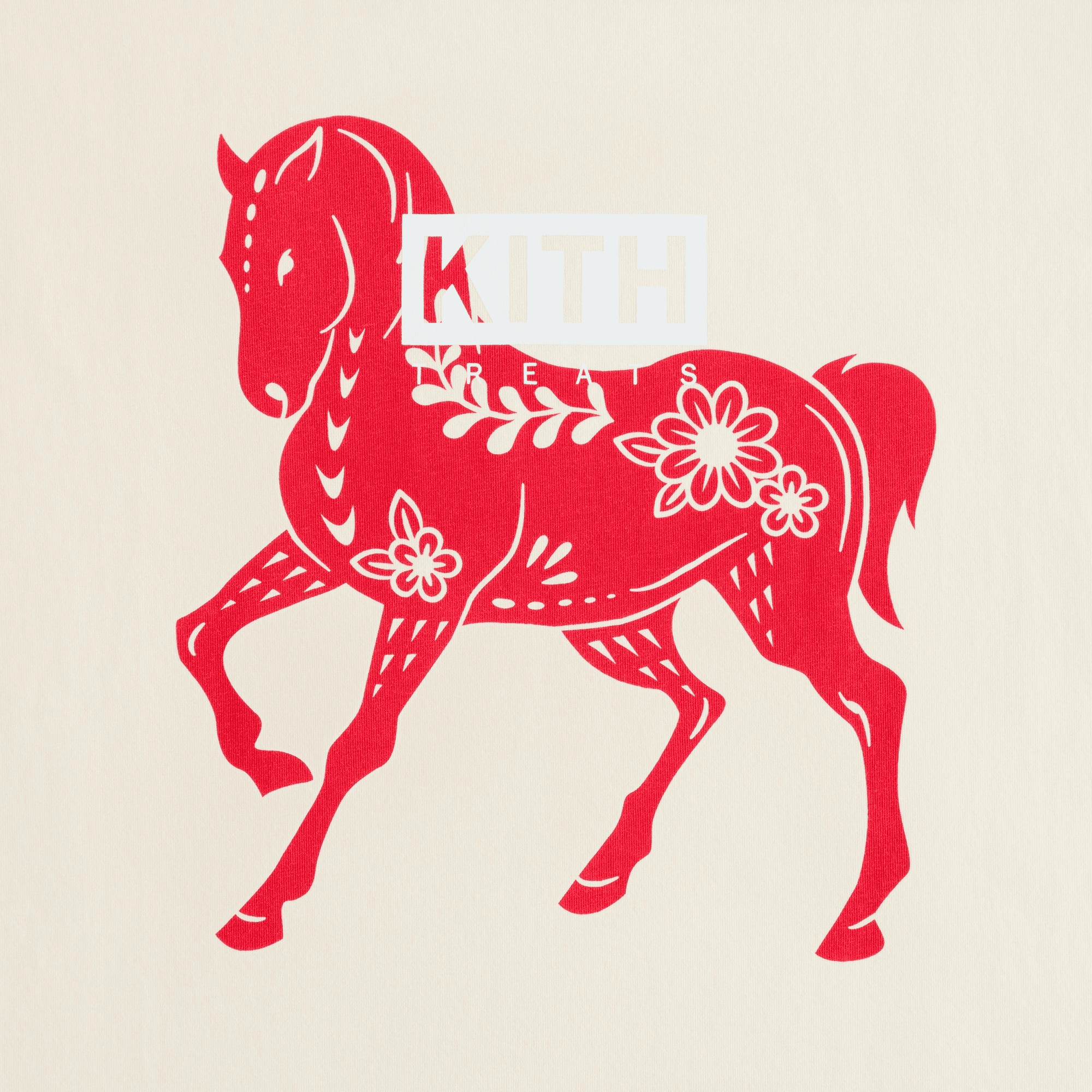 Kith Treats Year of the Horse Vintage Tee - Sandrift — Image 2