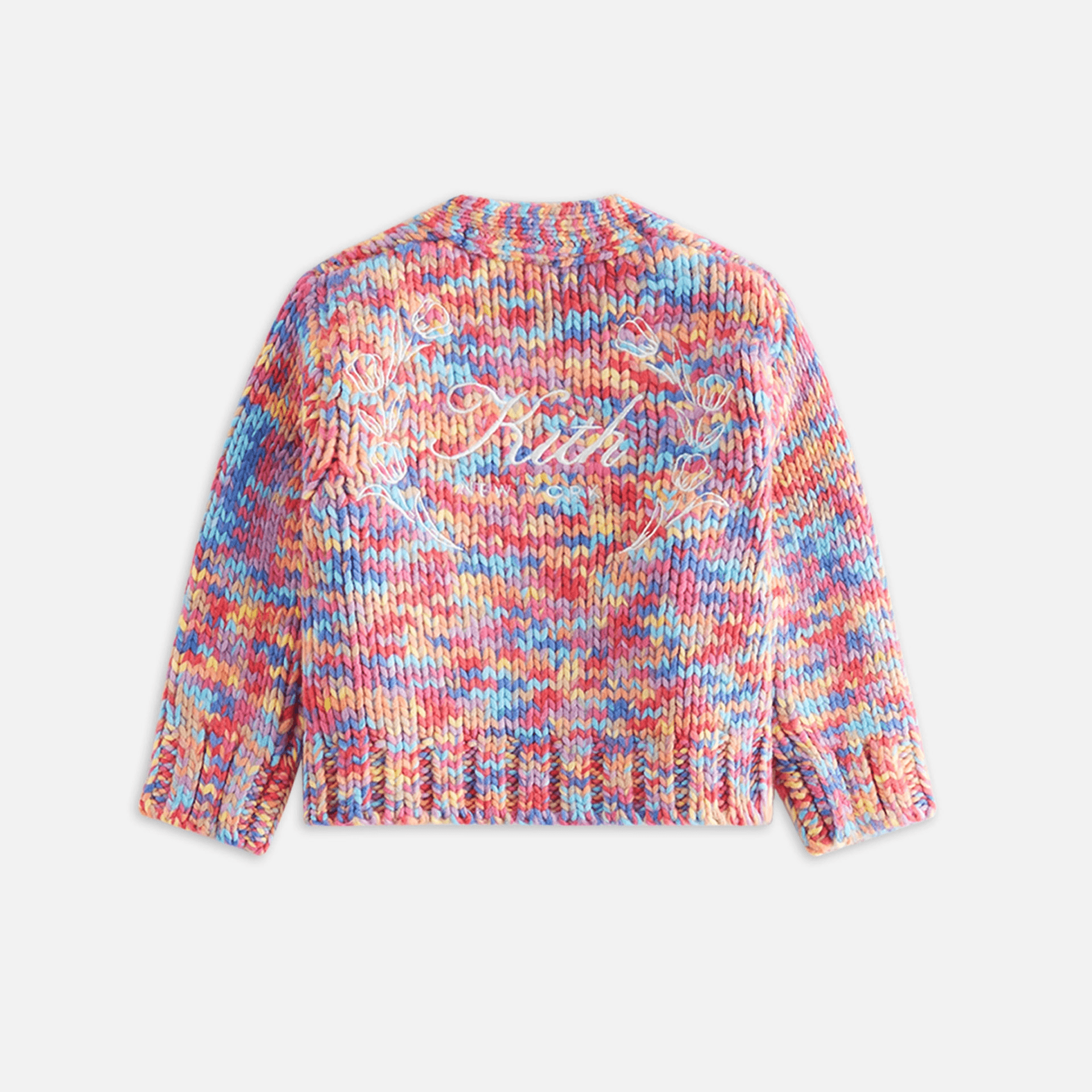 Kith Baby Weirfield Logo Space Dye Cardigan - Fervor — Image 4