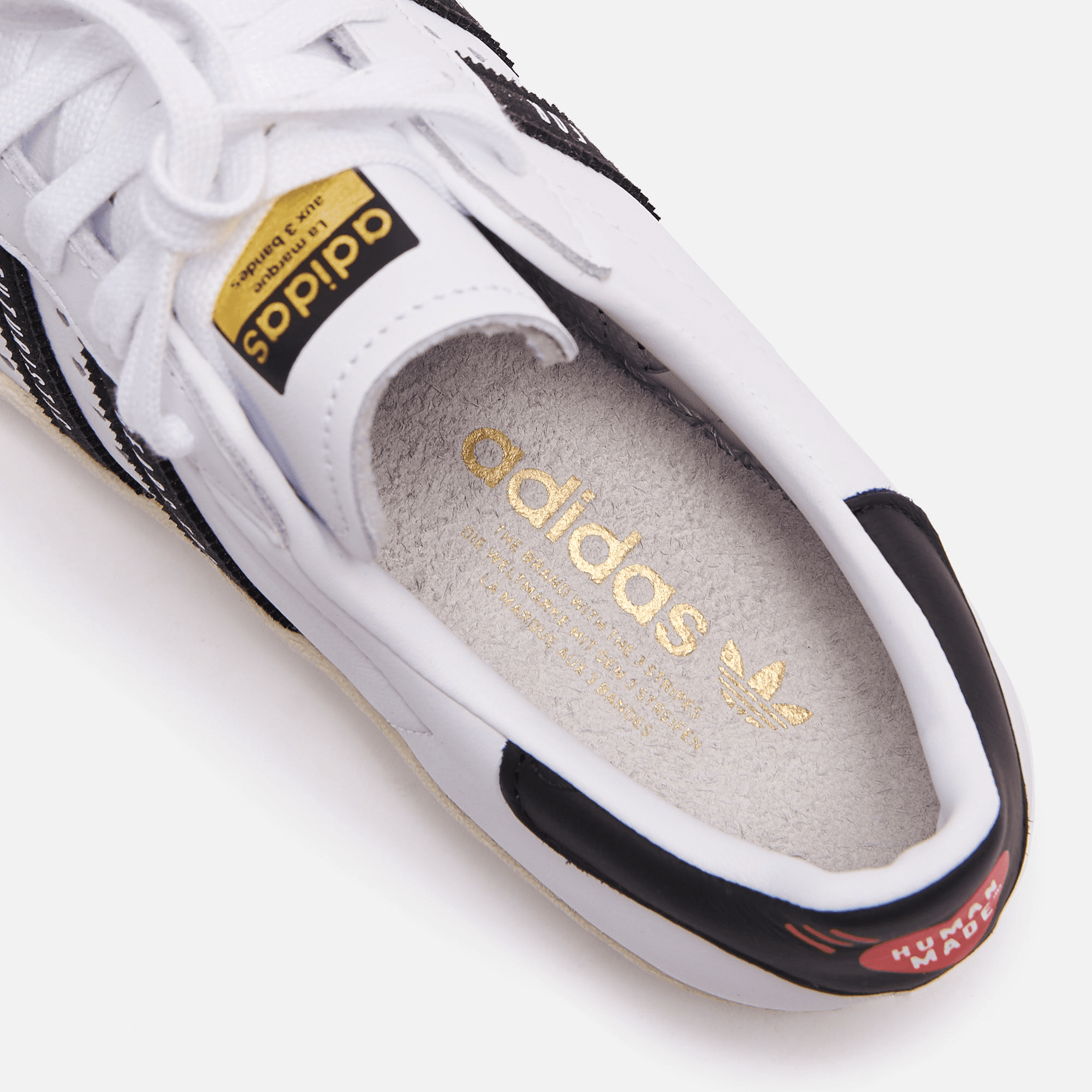 adidas Consortium x Human Made Superstar 80s - White / Core Black / Off White — Image 3