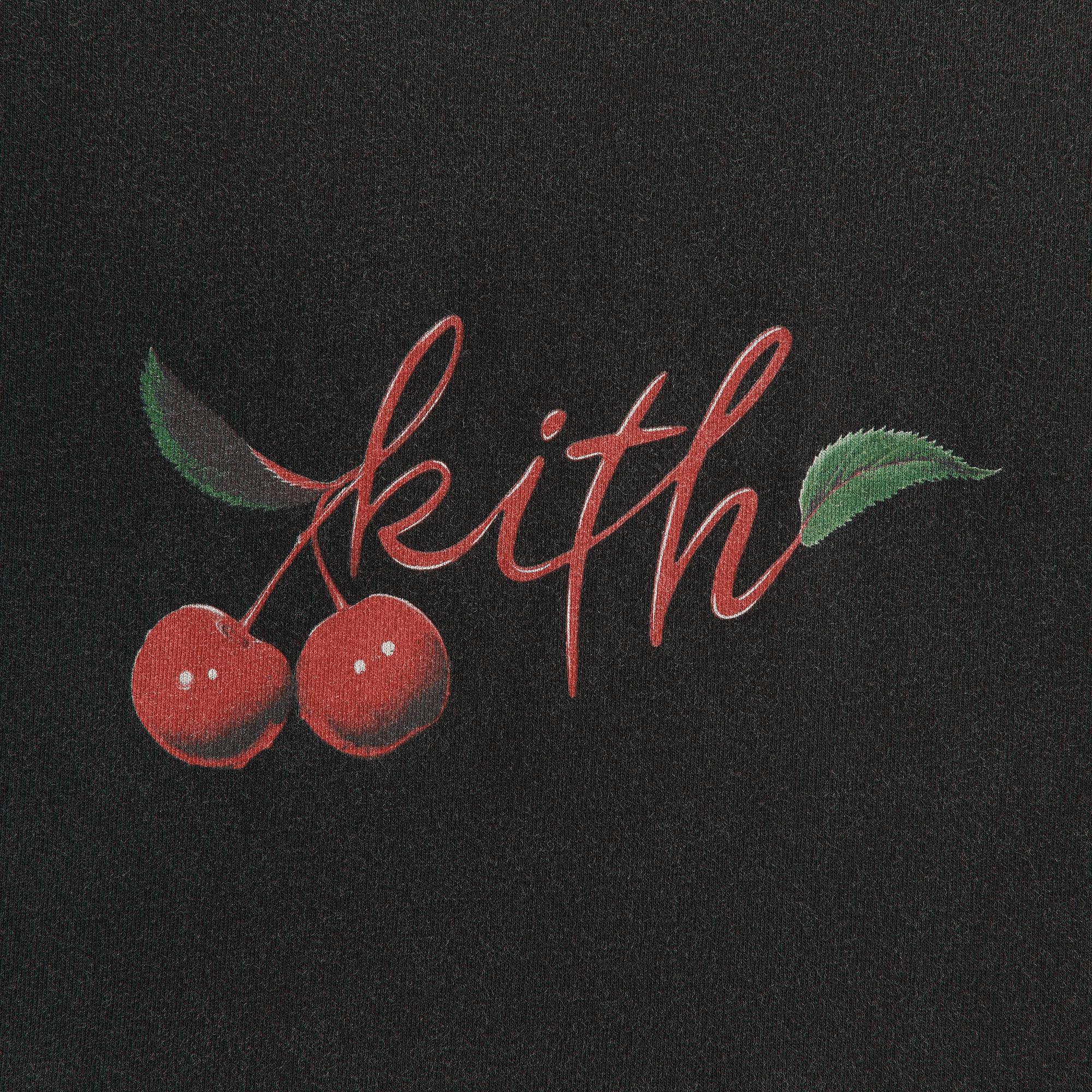 Kith Women Cherry Vintage Mulberry Tee - Black — Image 2