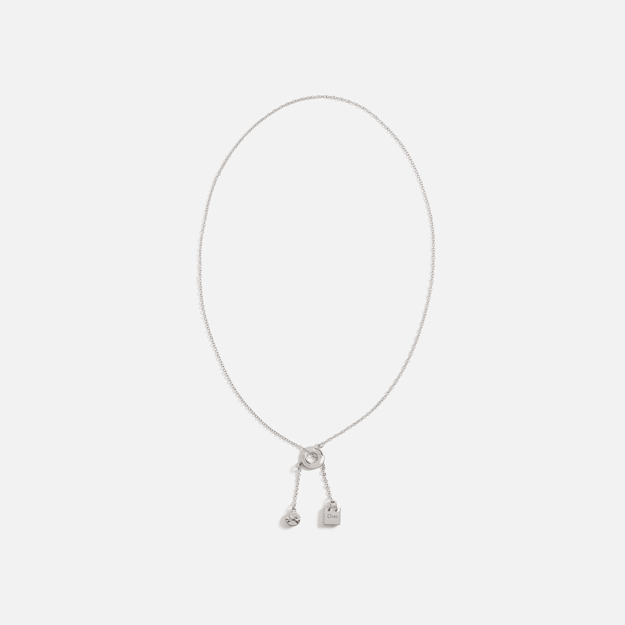 WGACA Dior Charm Necklace - Silver