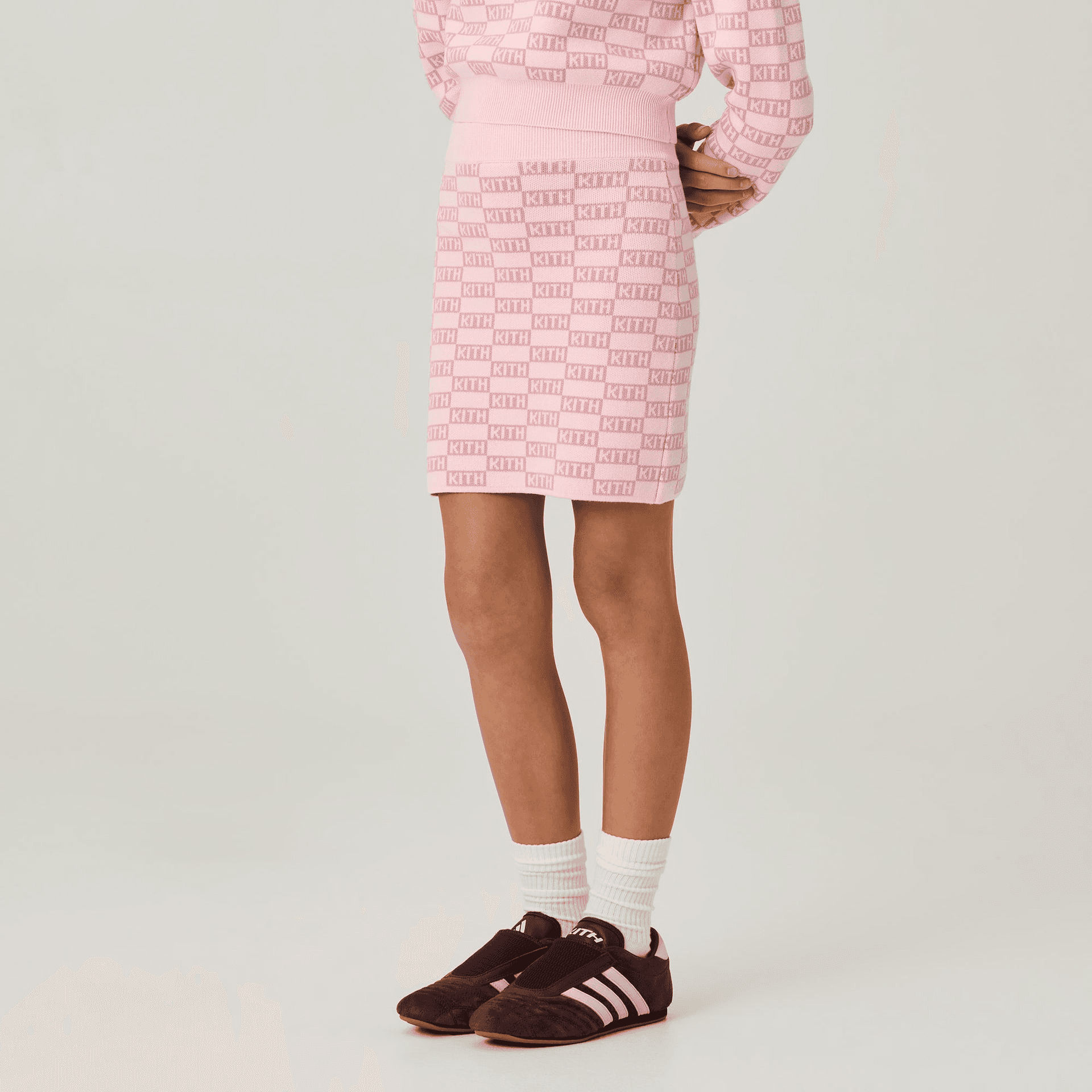 Kith Kids Monogram Mini Skirt - Affection — Image 4