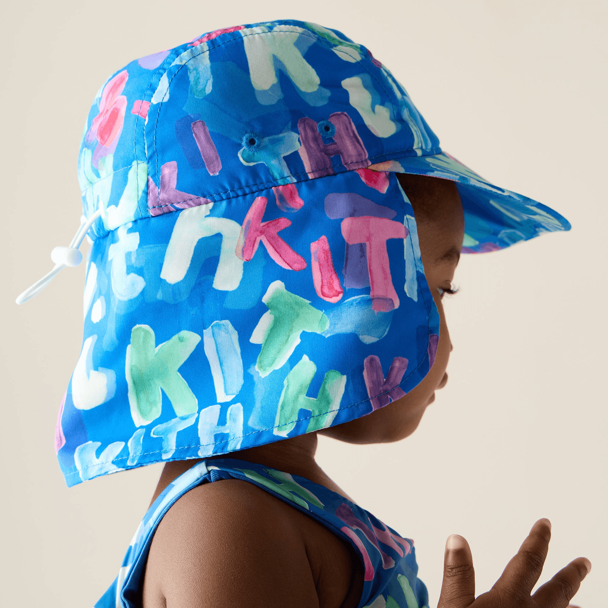 Kith Baby Kai Swim Sunhat - Marina — Image 3