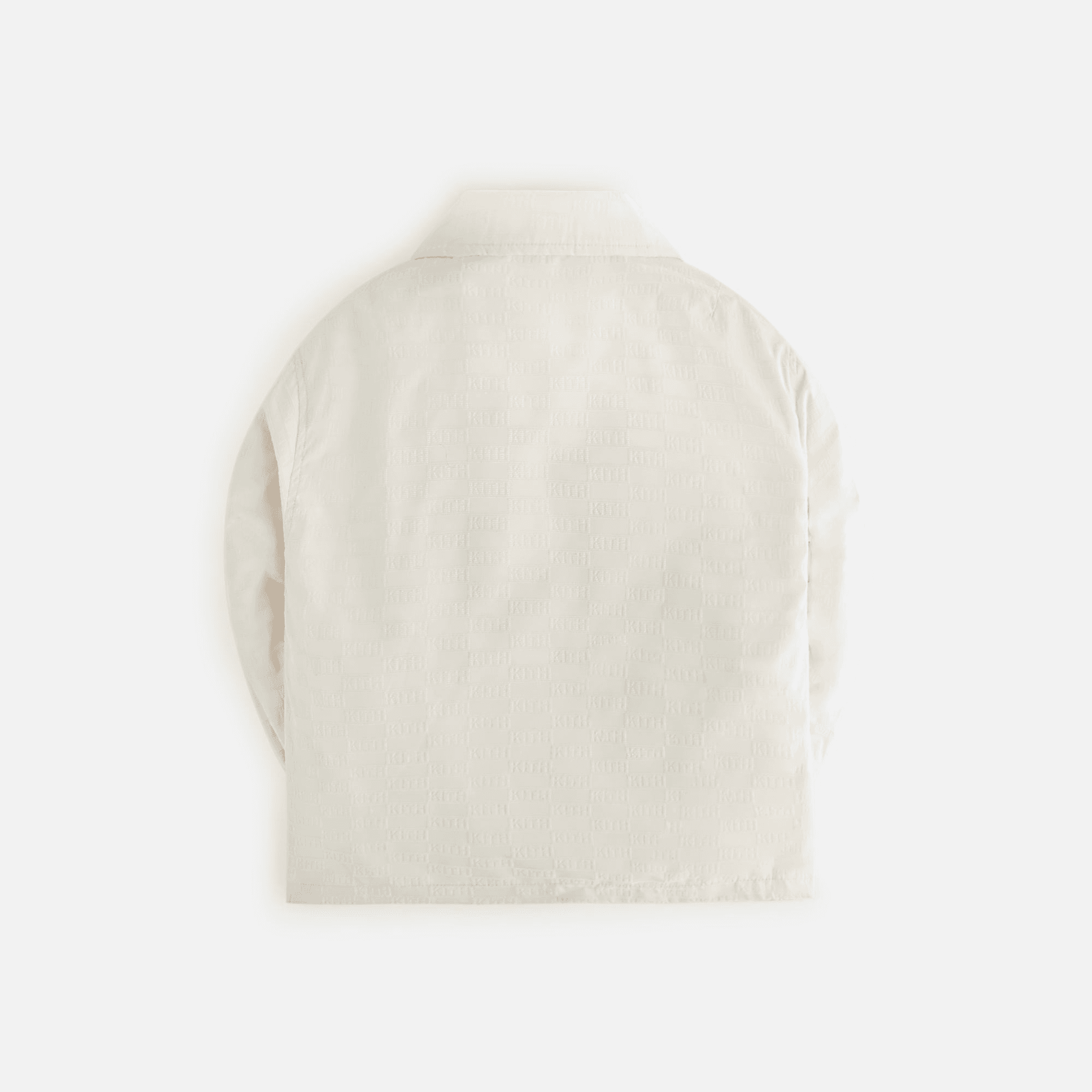 Kith Kids Flocked Monogram Coaches Jacket - Veil — Image 5