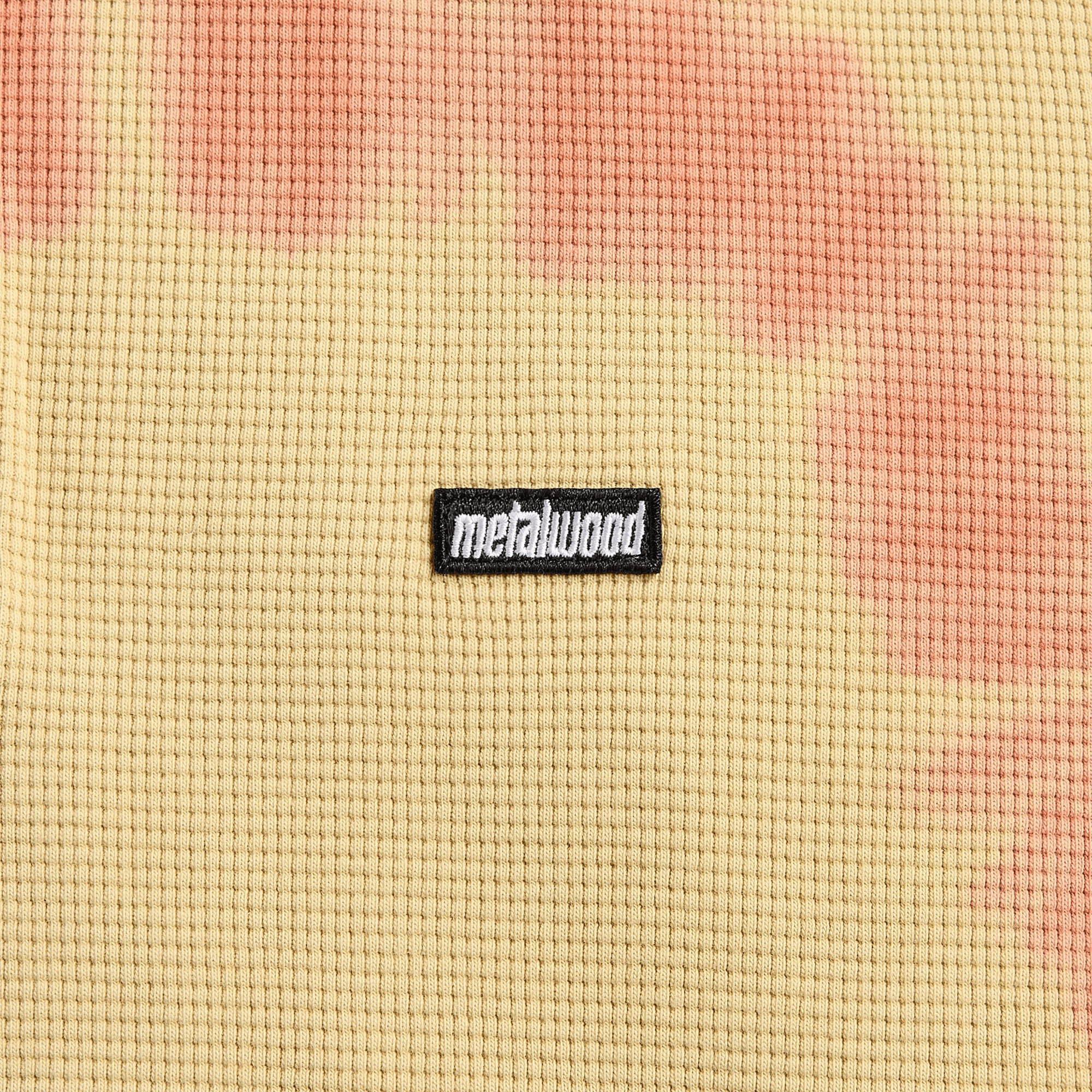Metalwood Mini Metal Logo Thermal Polo - Slime — Image 2