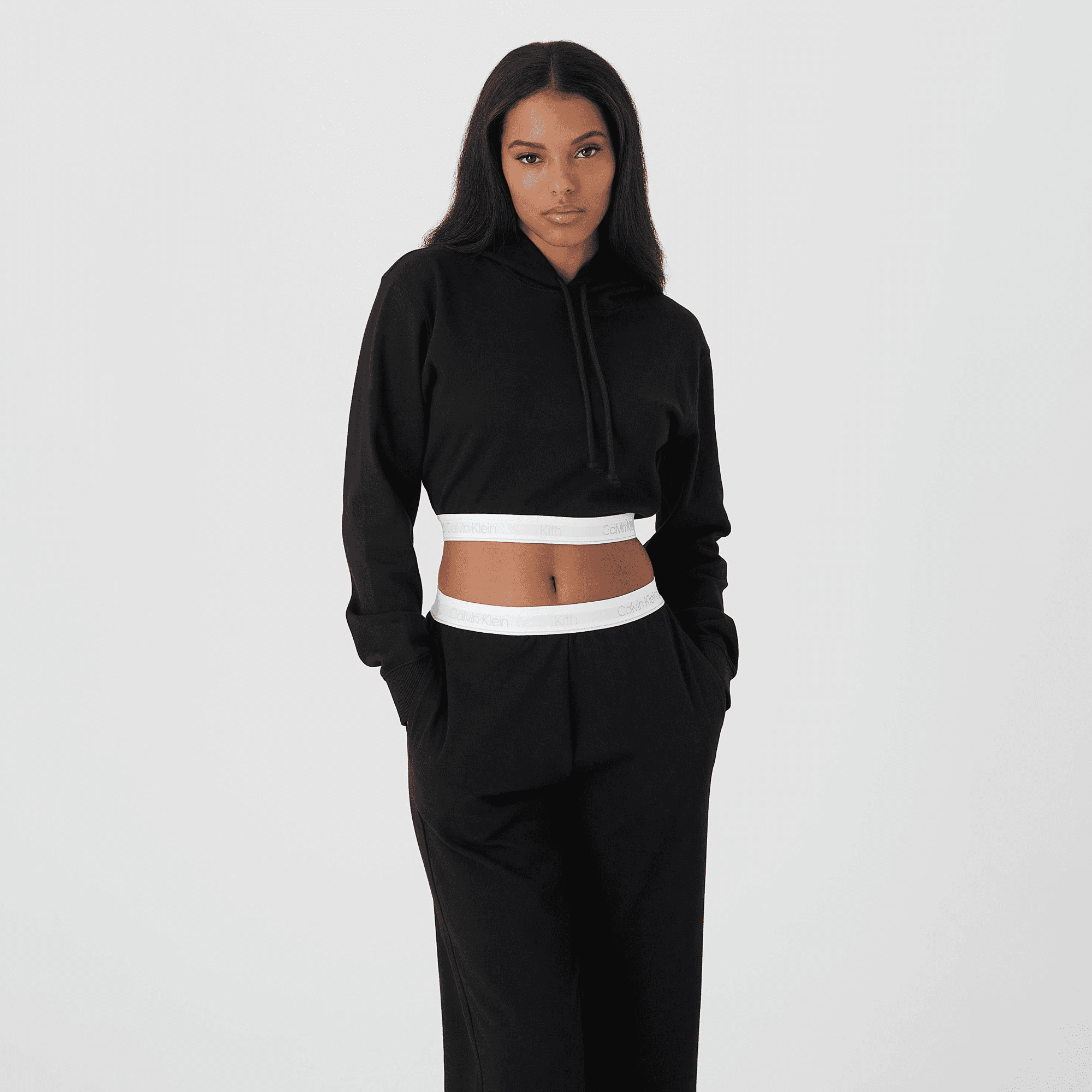 Kith Women for Calvin Klein Chelsea Sweatpant II - Black — Image 6