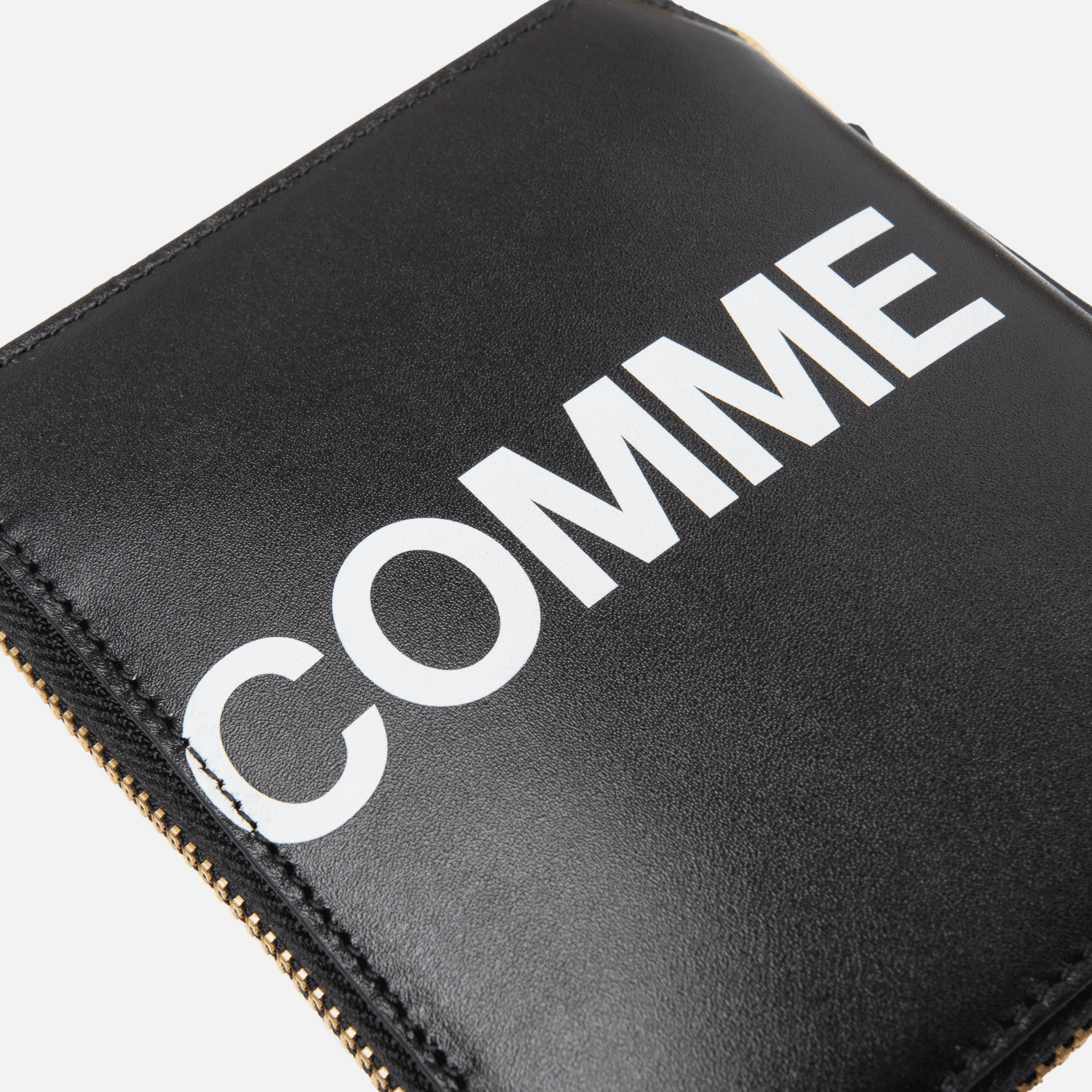 CDG Pocket Zip Around Wallet Huge Logo - Black — Image 2