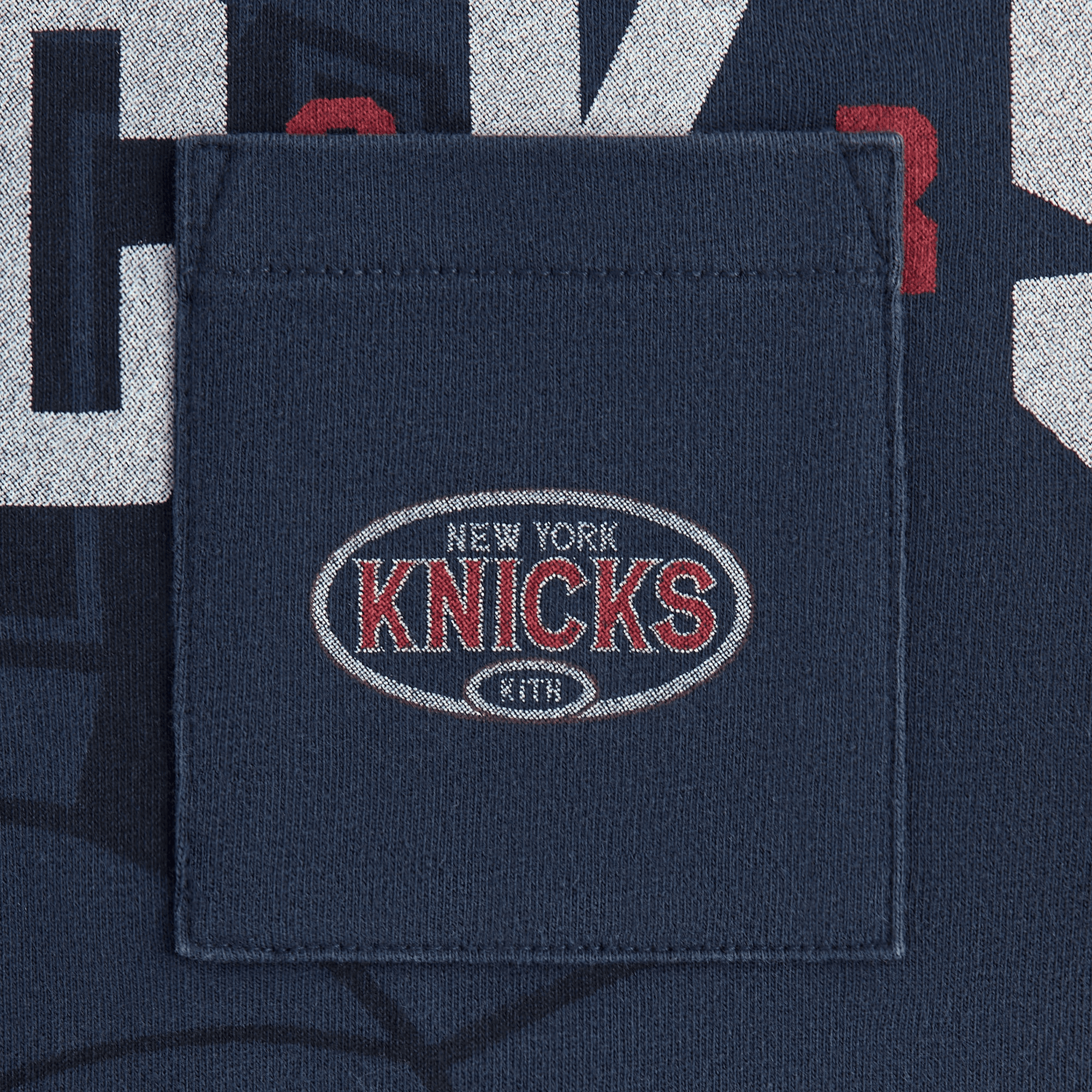 Kith Kids for the New York Knicks Vintage Pocket Tee - Nocturnal — Image 2