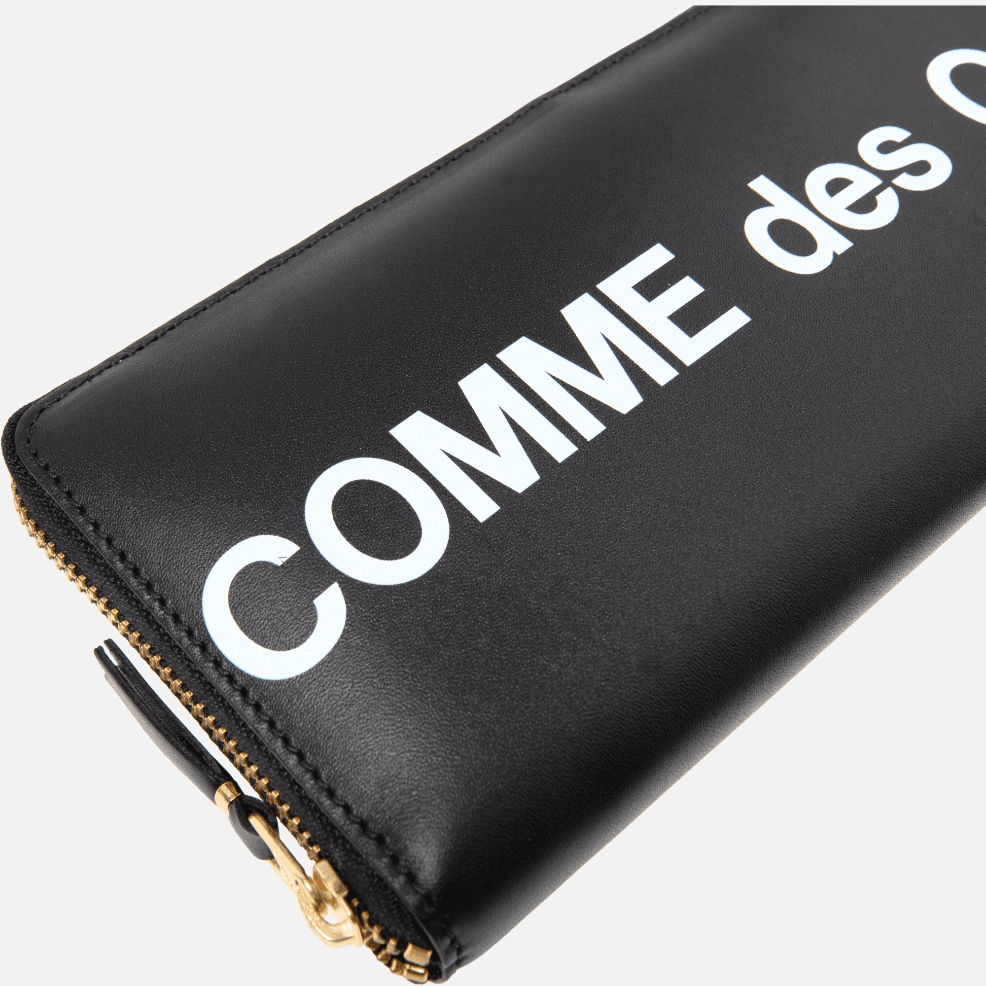 CDG Pocket Long Zip Wallet Huge Logo - Black — Image 2