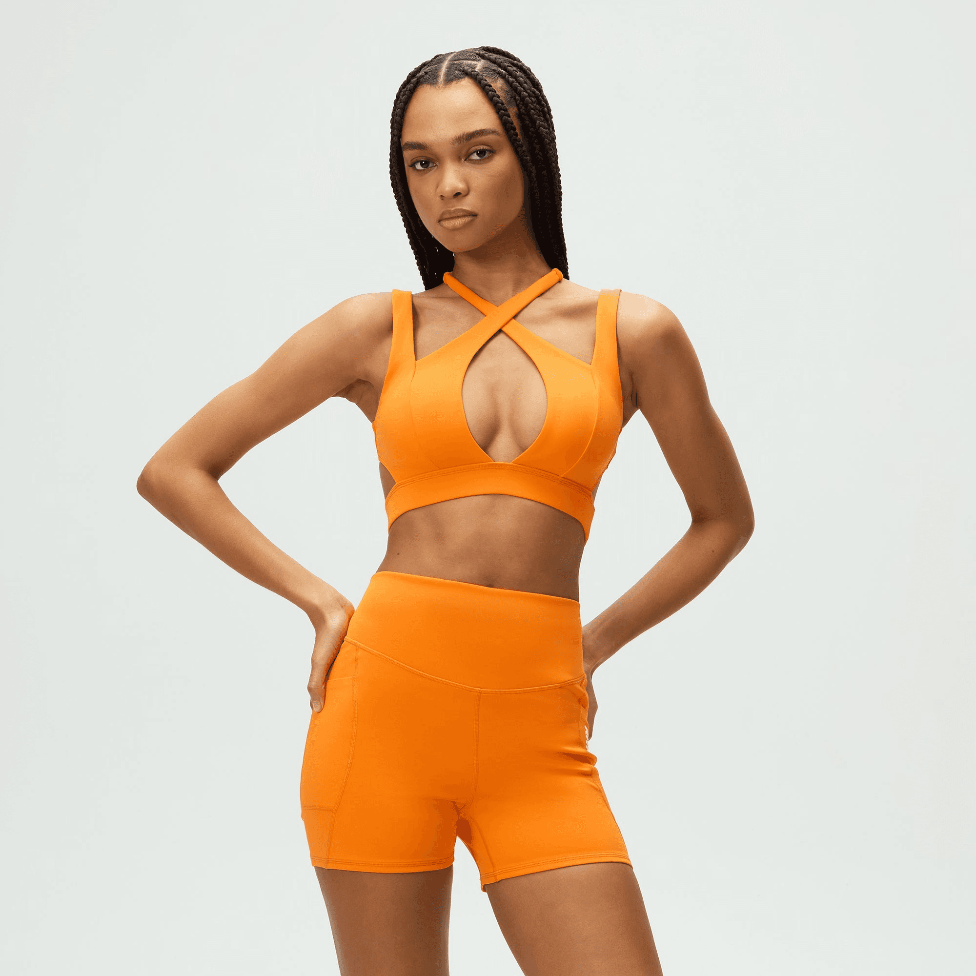 Kith Women Enhance Cross Halter Bra - Energy — Image 4