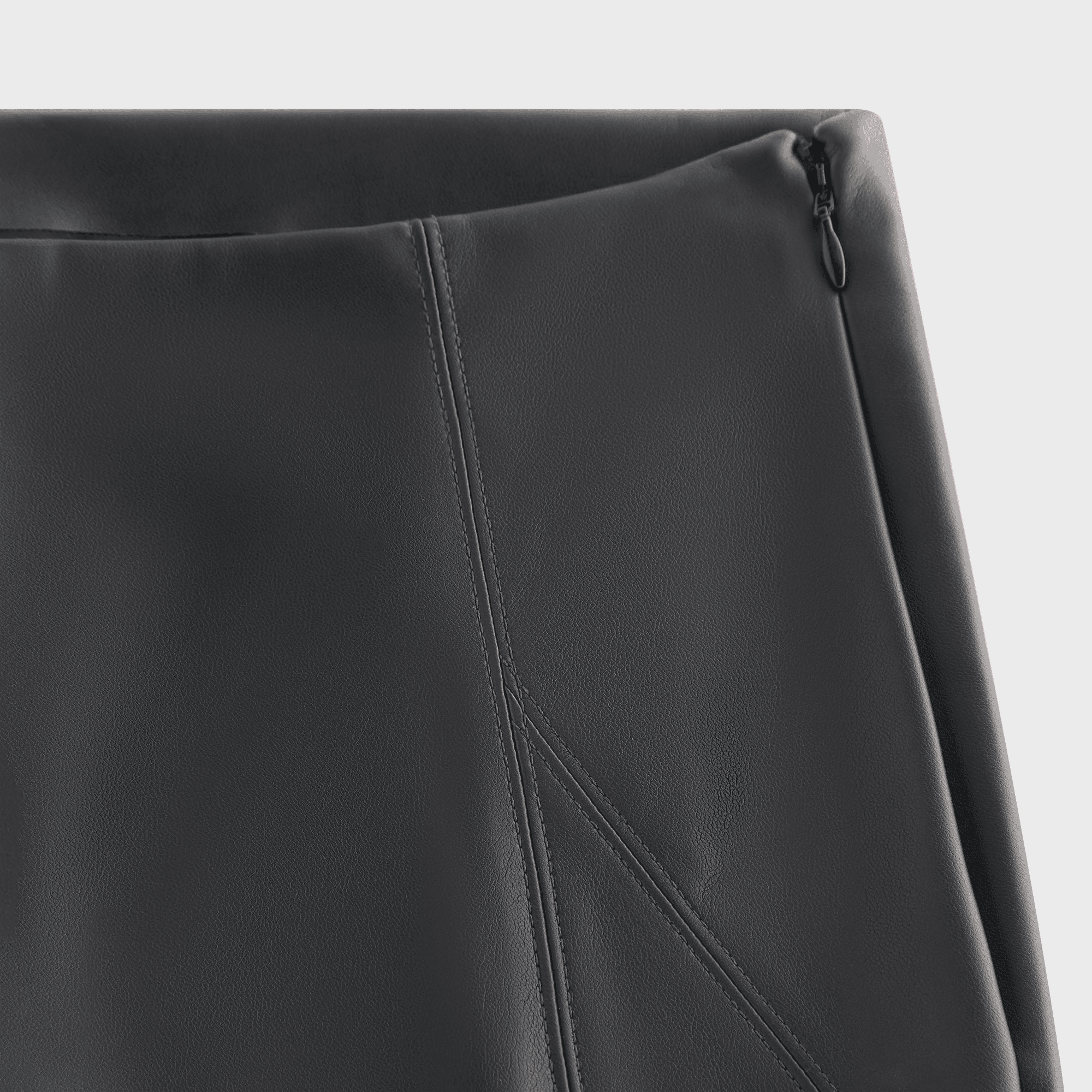 Kith Women Sora II Faux Leather Pant - Black — Image 3
