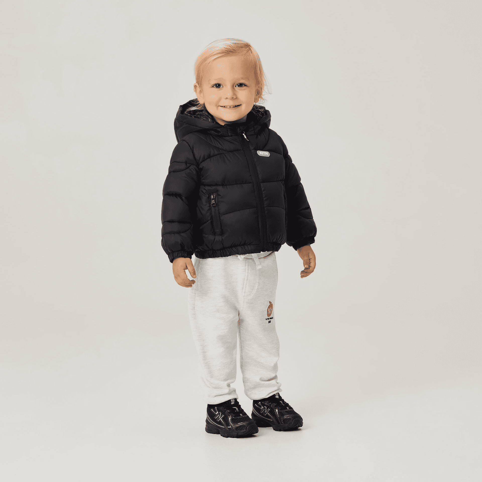 Kith Baby Corey Puffer - Black — Image 4