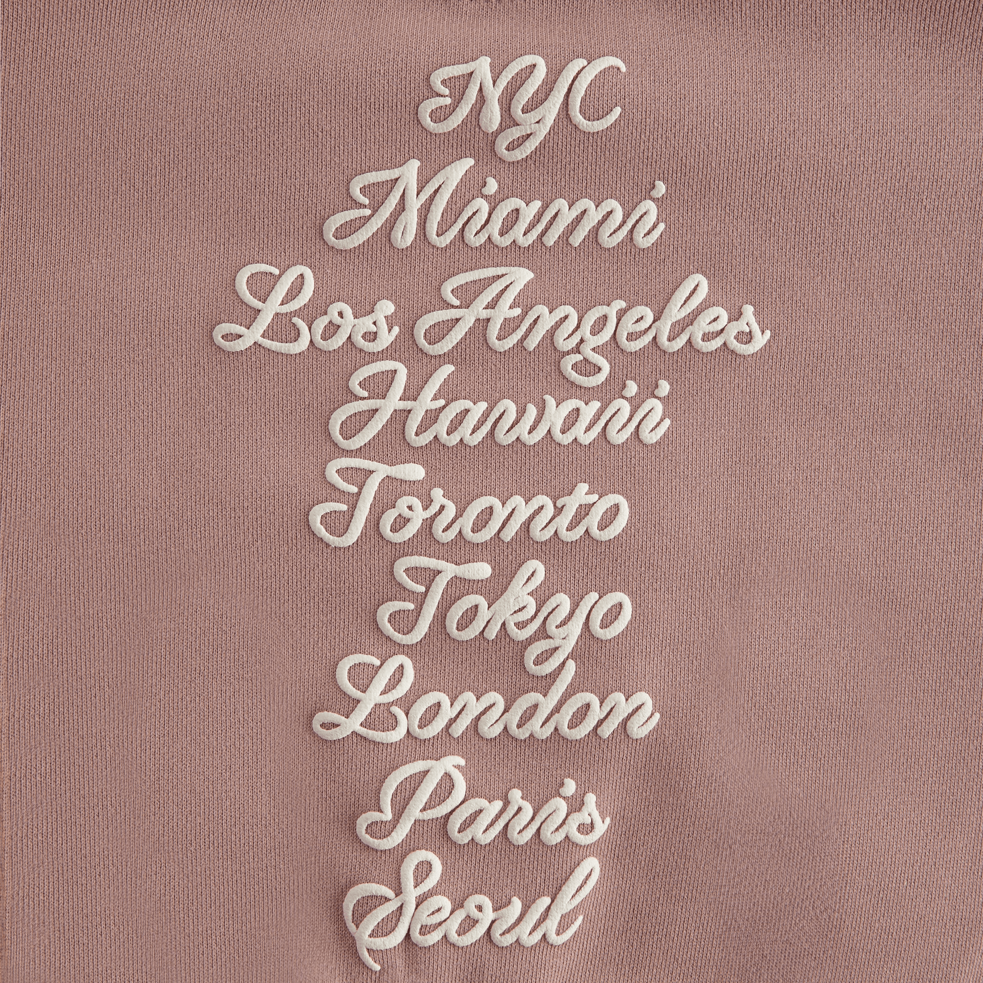 Kith Kids Cropped Crewneck - Dusty Mauve — Image 2