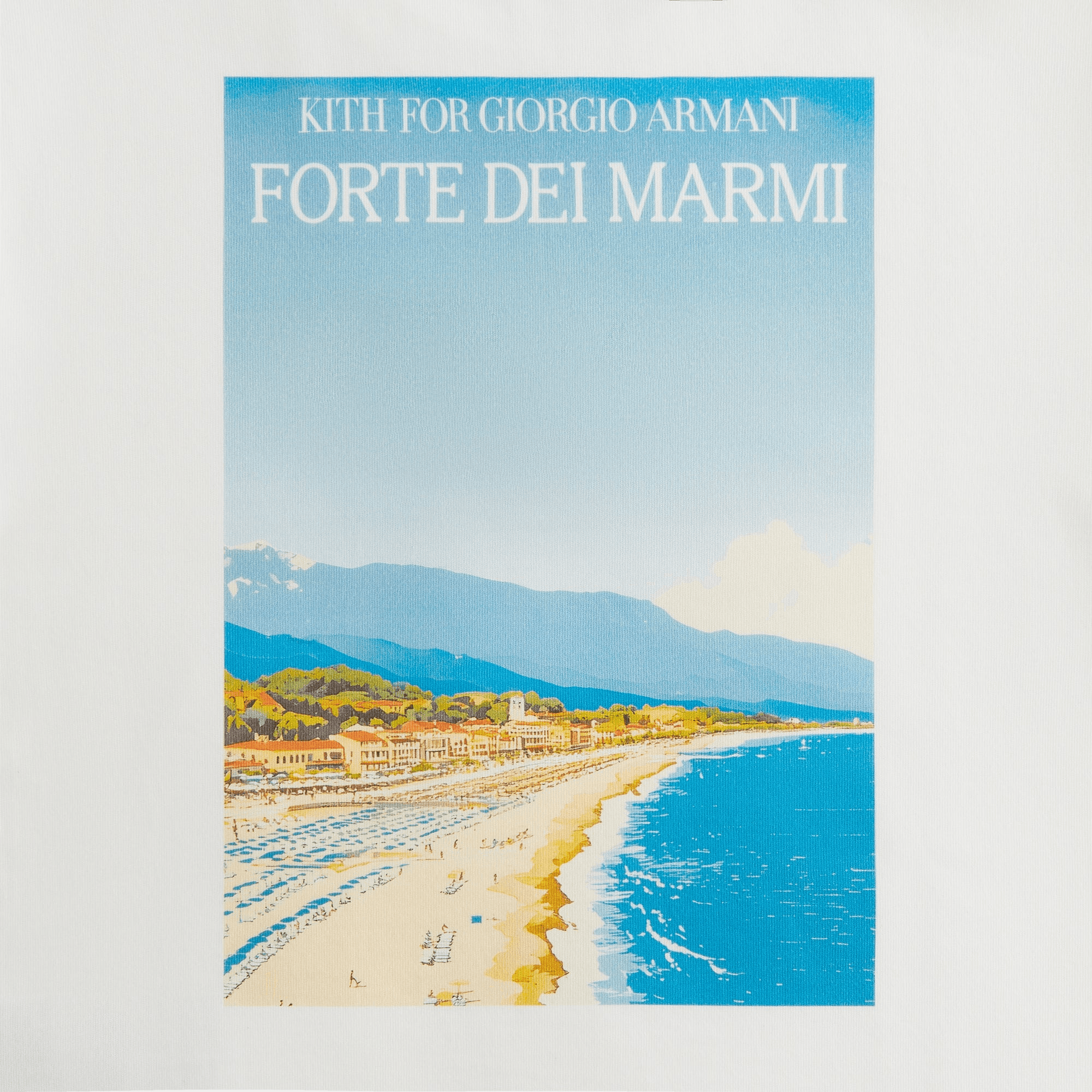 Giorgio Armani & Kith Women Forte Dei Marmi Mulberry Tee - White — Image 2