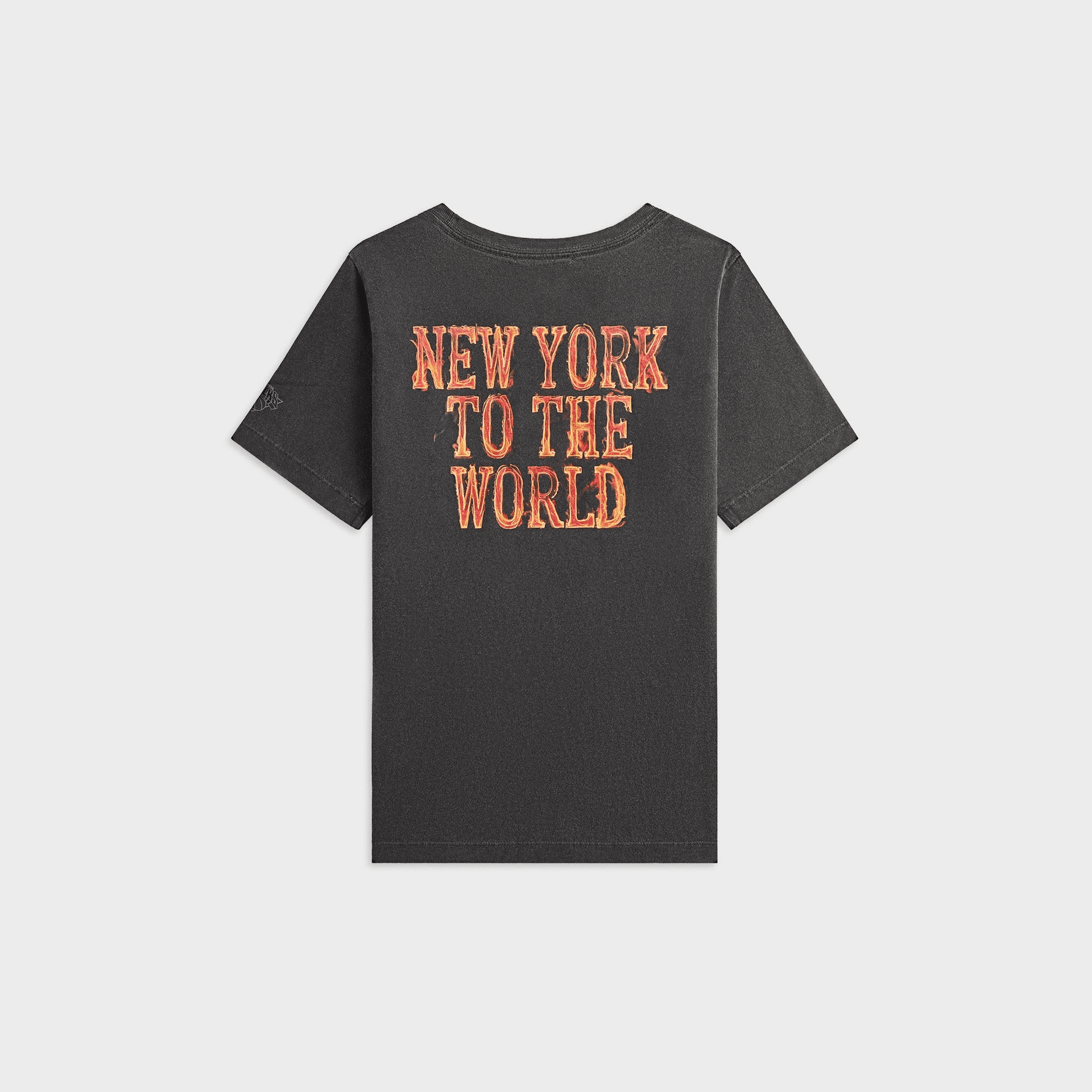 Kith Kids for the New York Knicks Vintage Fire Tee - Black — Image 7