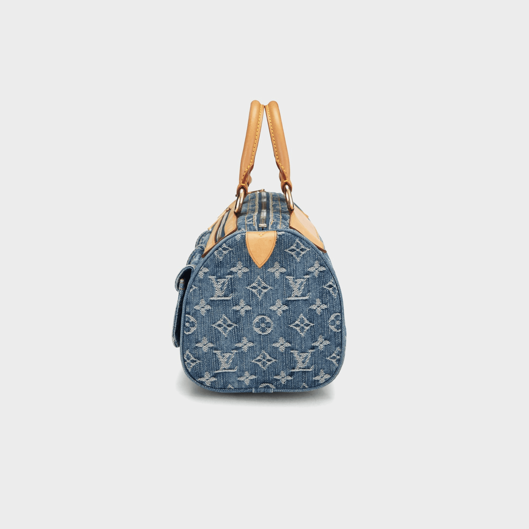 WGACA Louis Vuitton Denim Neo Speedy - Blue — Image 6