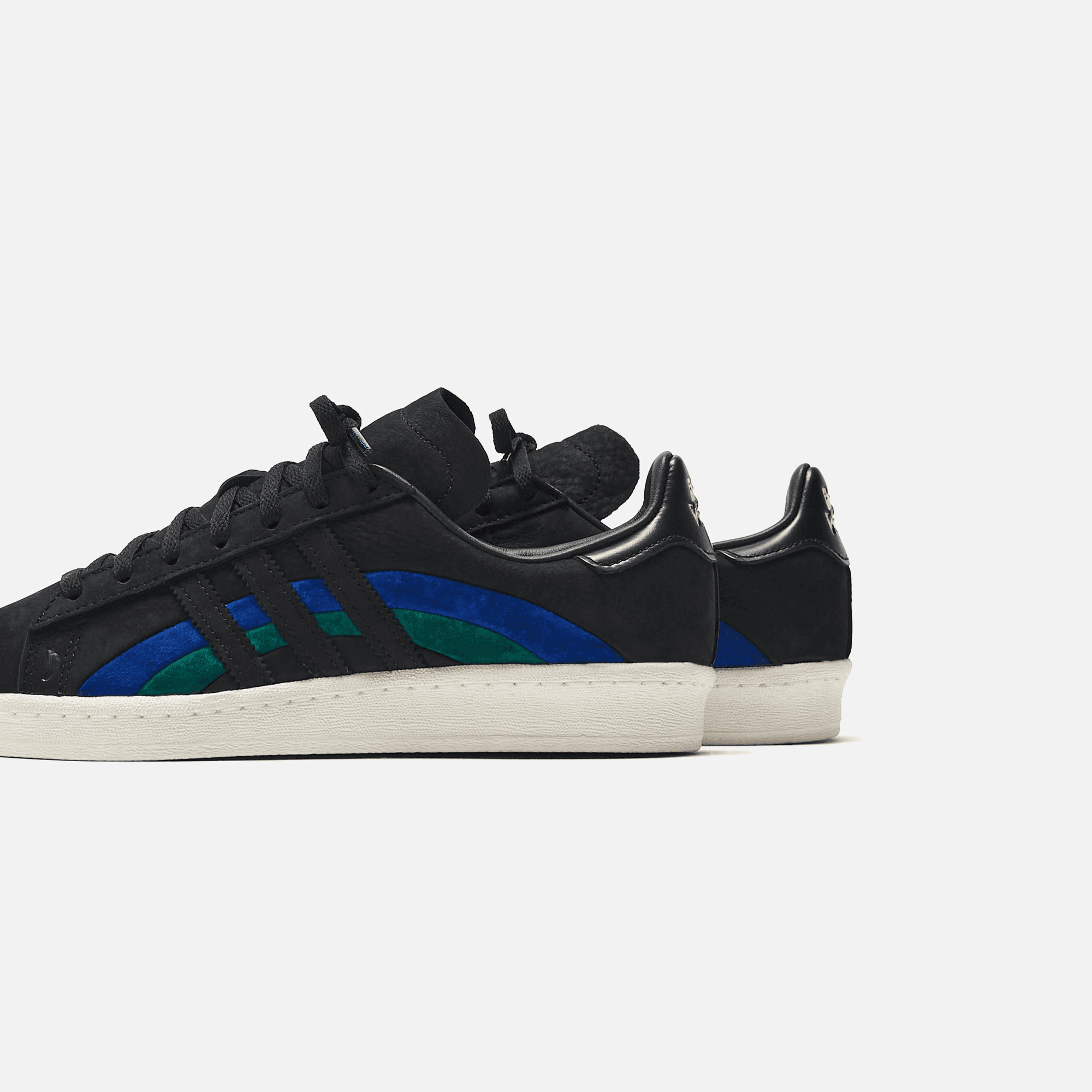 adidas Consortium x Bookworks Campus 80 - Core Black / Bold Blue / Collegiate Green — Image 4