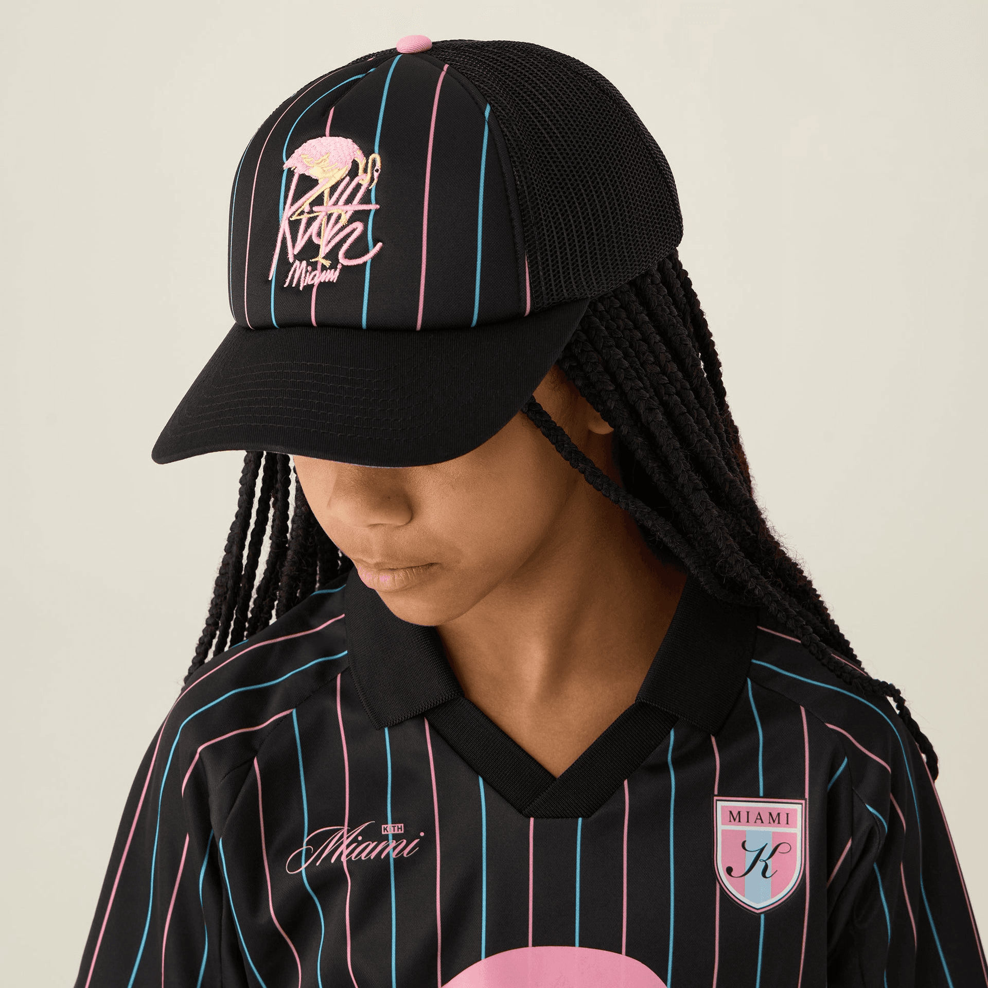 Kith Kids Miami Regional Trucker Hat - Black — Image 5
