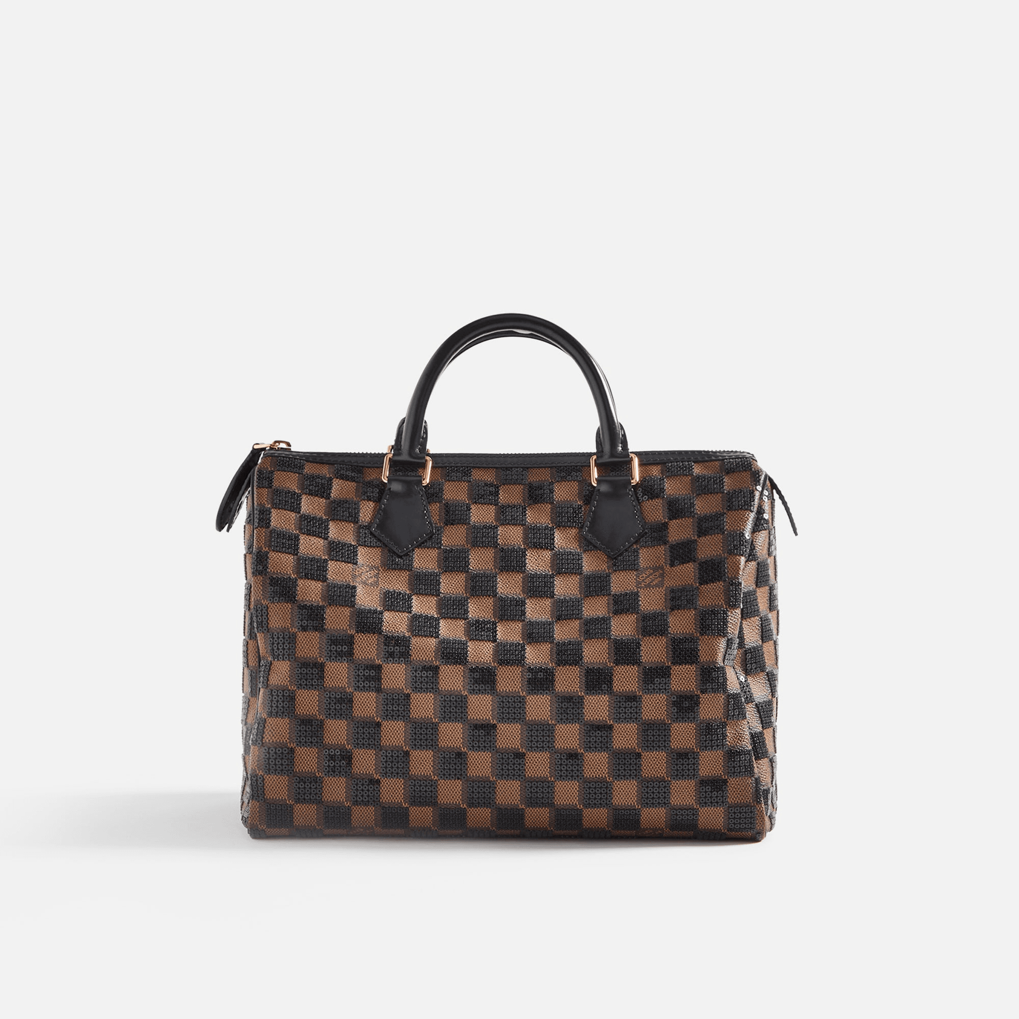 WGACA Louis Vuitton Damier Paillettes Speedy 30 - Black — Image 2