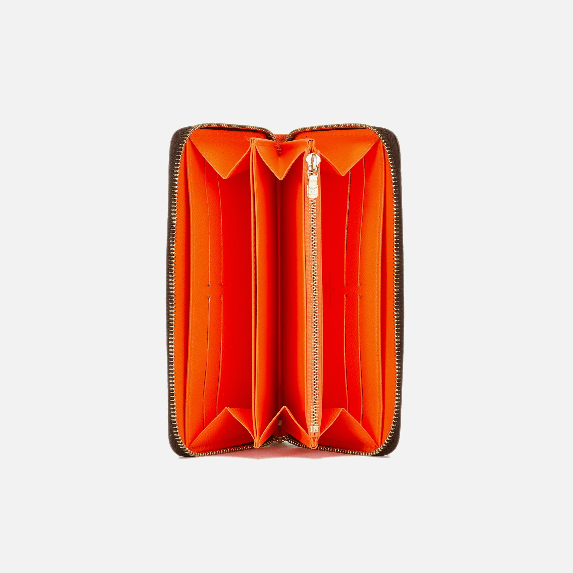 WGACA Louis Vuitton Sprouse Continental Wallet - Orange — Image 2
