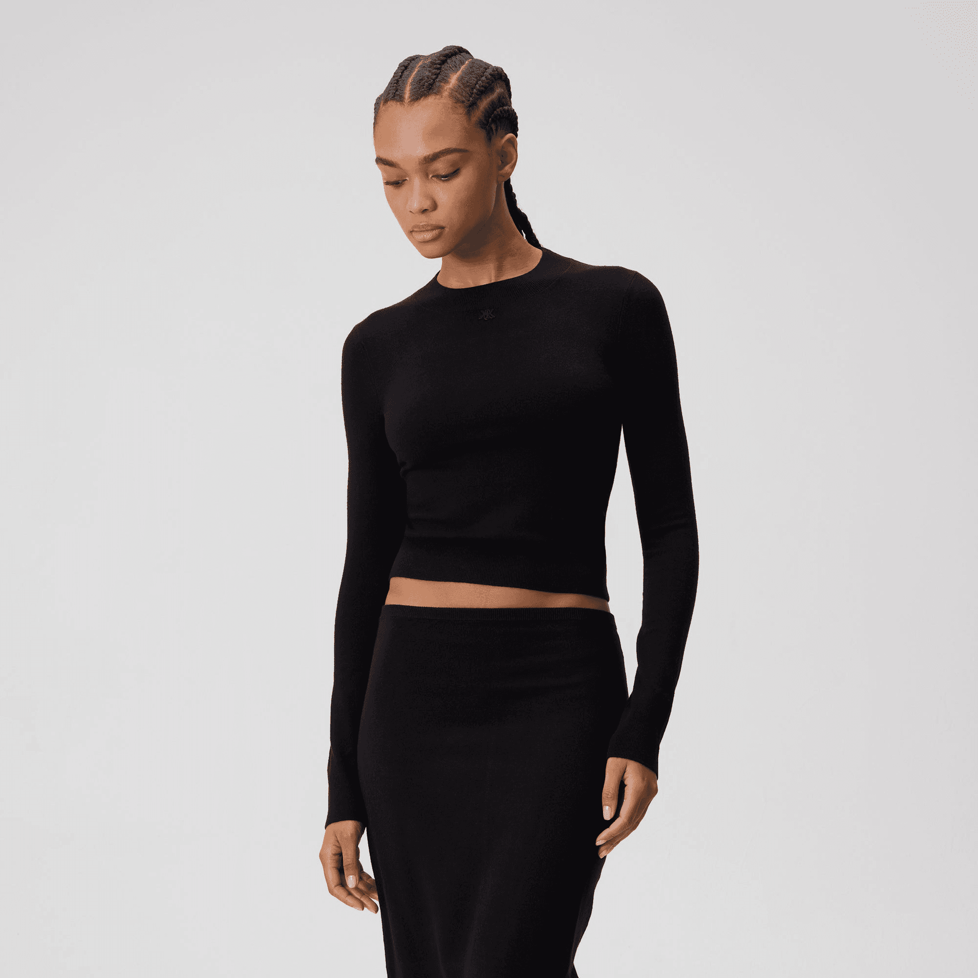 Kith Women Mulberry IV Sweater Long Sleeve - Black — Image 4