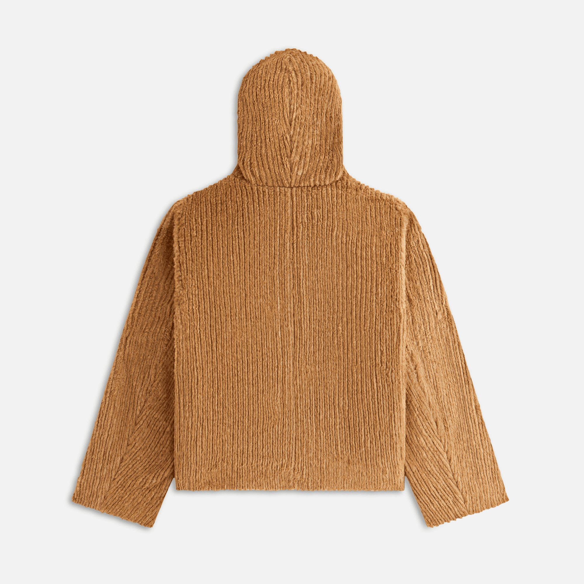 Kith Women Harlyn Hooded Fur Jacket - Millet — Image 7