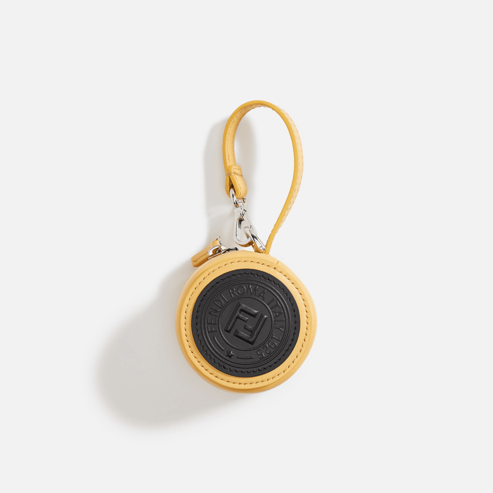 WGACA Fendi Leather Bag Charm - Beige — Image 3