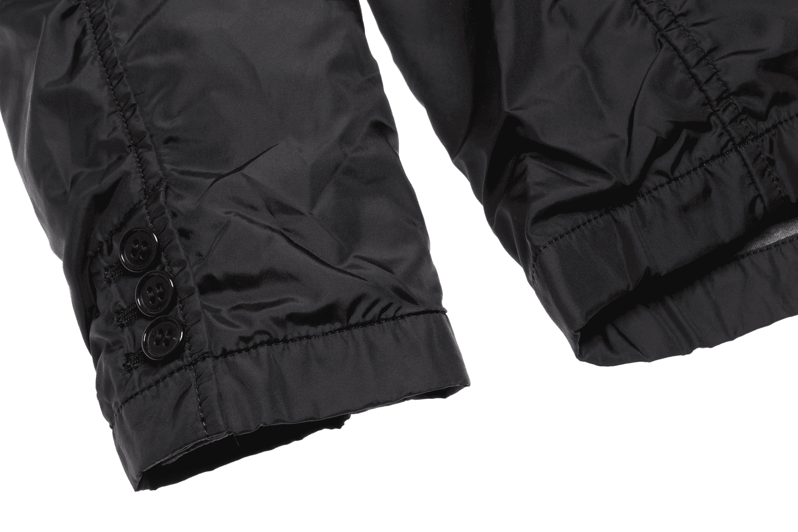 Ones Stroke Double Face Nylon Blazer - Black — Image 3