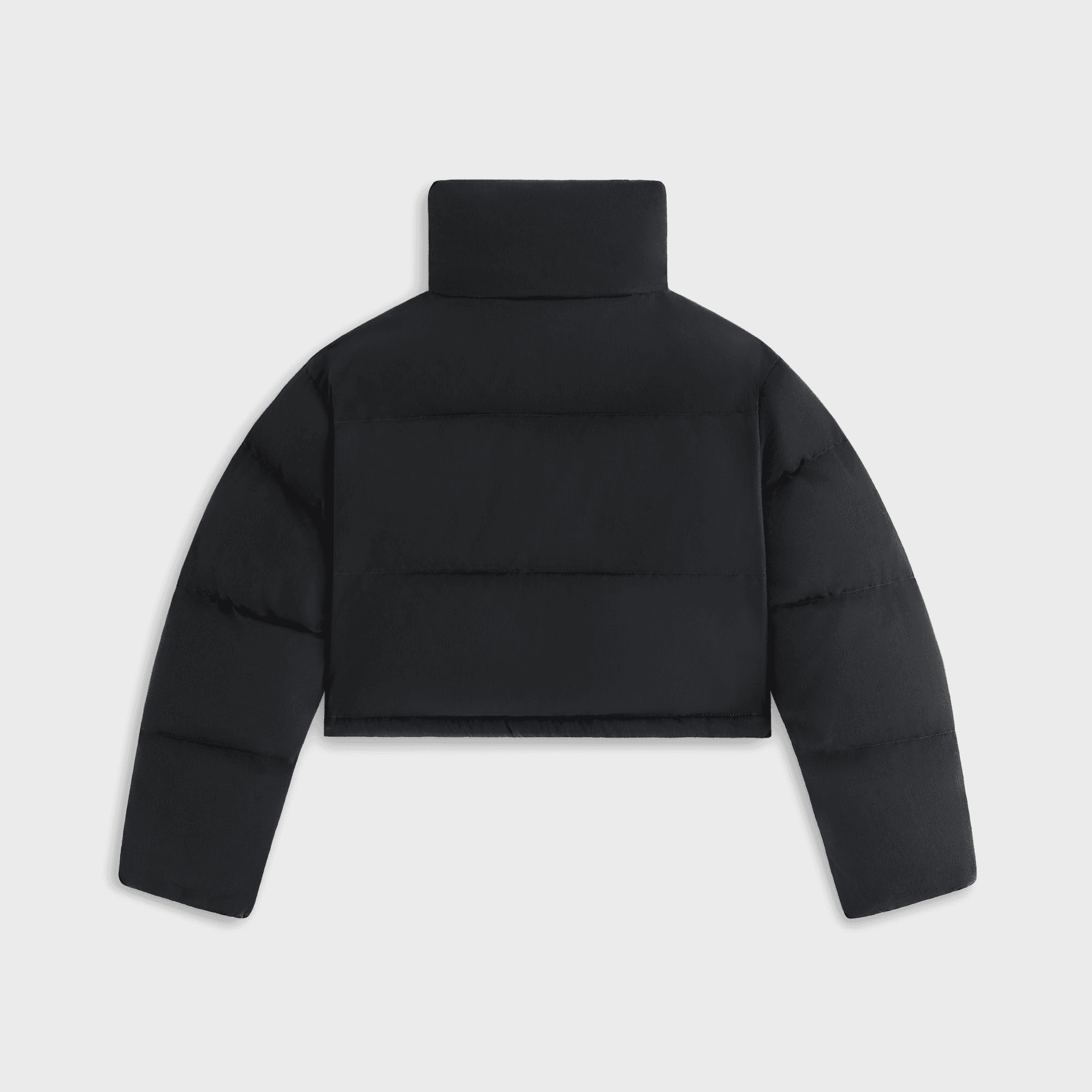 Kith Women Shae Cropped Denim Puffer - Washed Black — Image 7