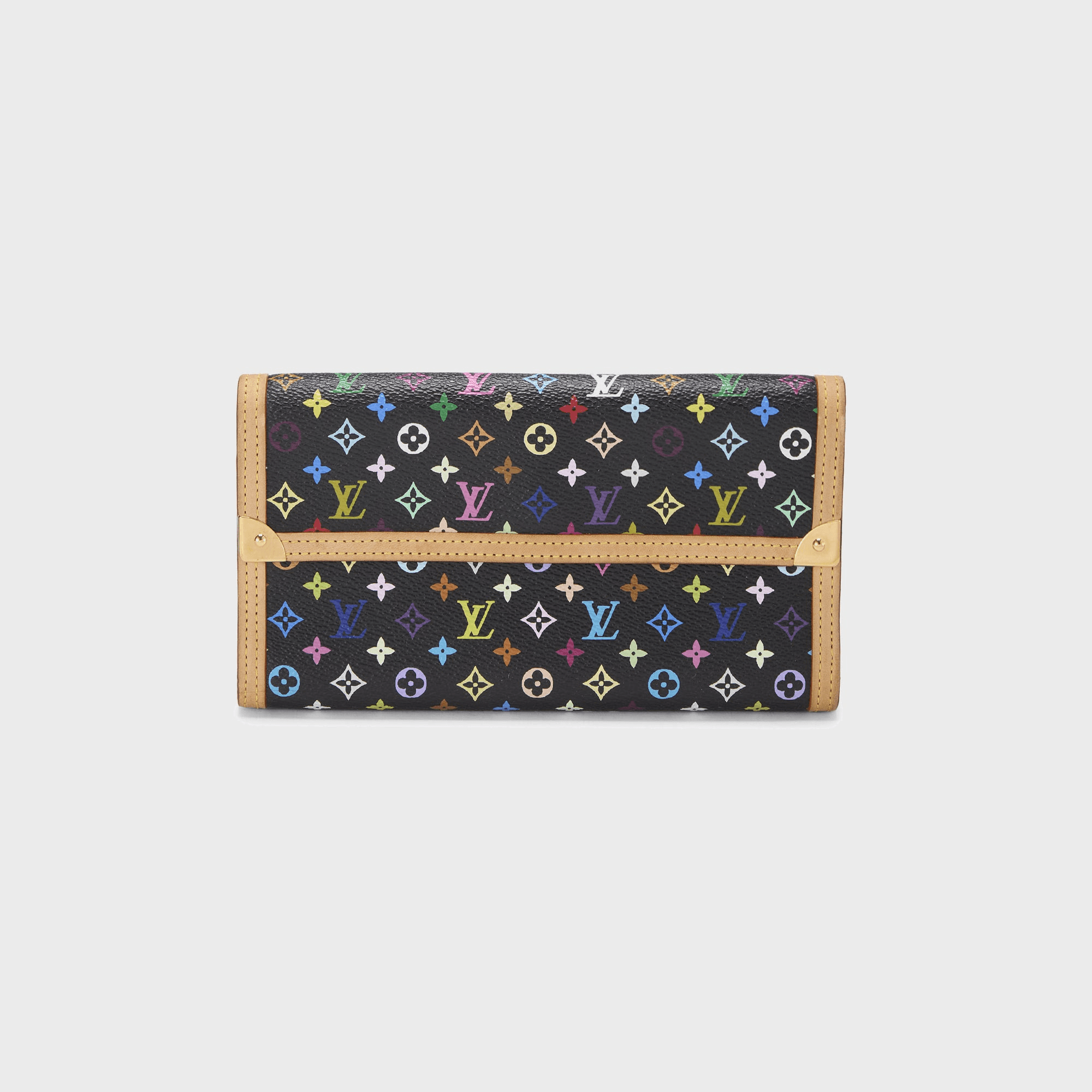 WGACA Louis Vuitton International Wallet - Black Multi