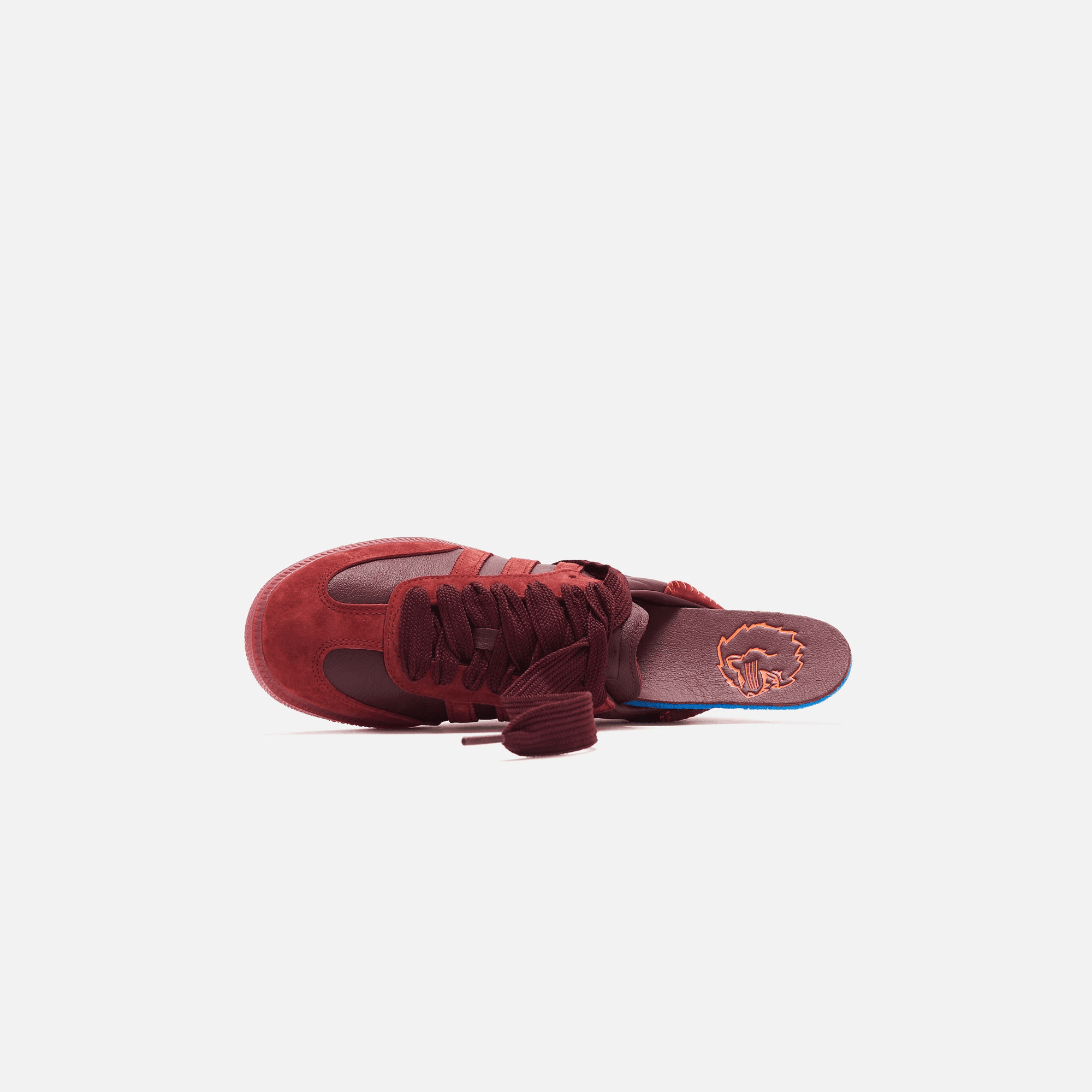 adidas Consortium x Jonah Hill Samba - Maroon / Noble Maroon / Ecru Tint — Image 5