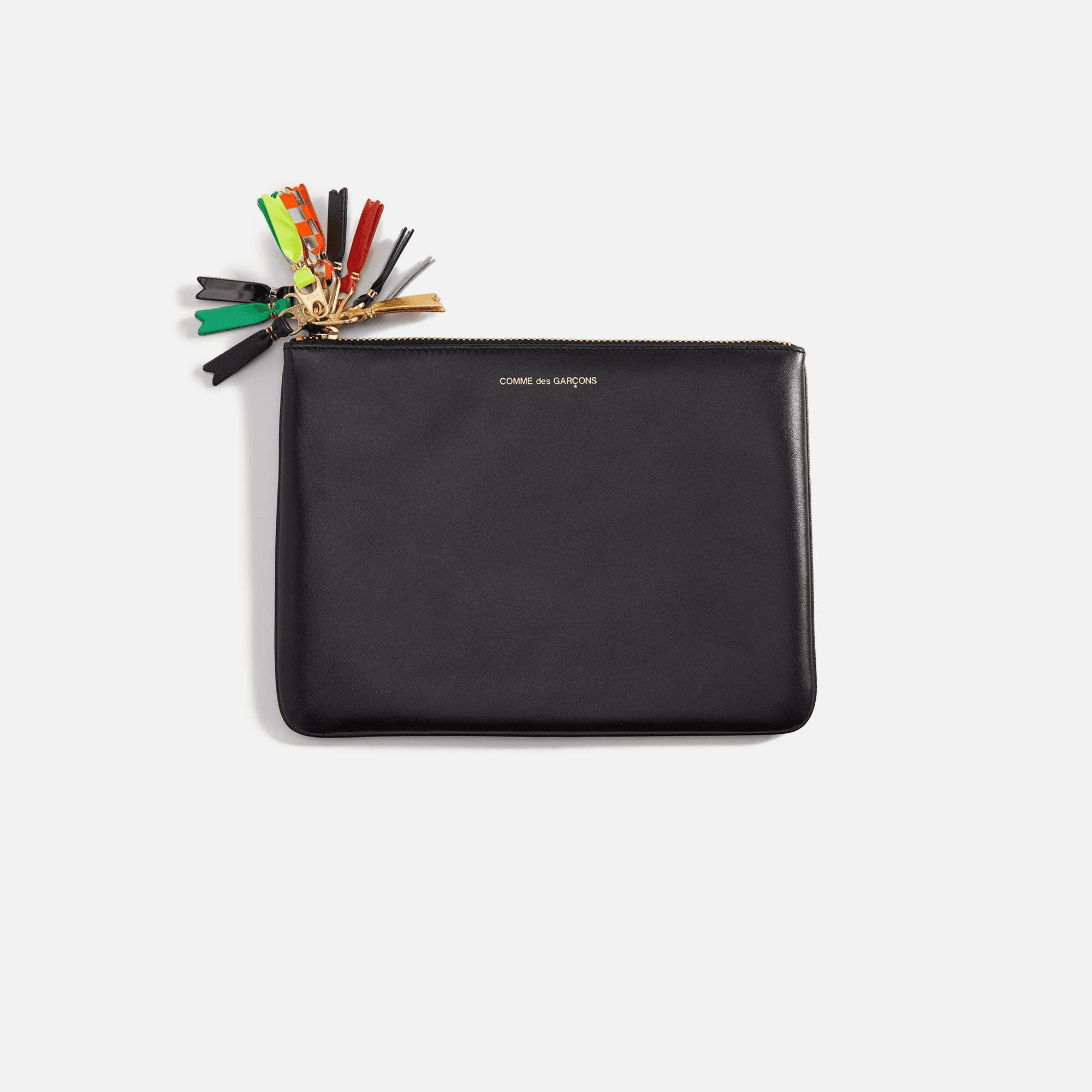 Comme des Garçons Pocket Zipper Pull Pouch - Black