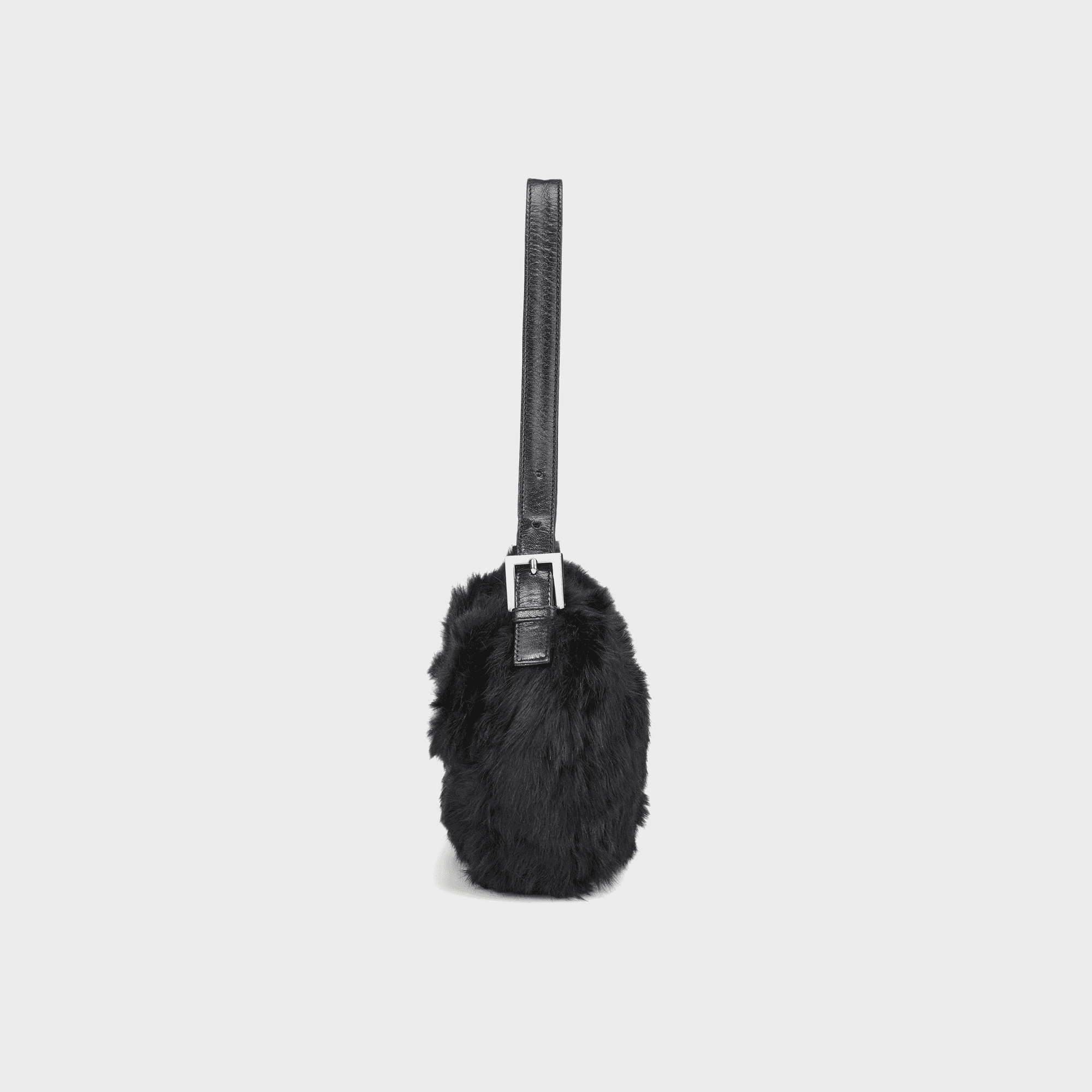 WGACA Fendi Fur Baguette - Black — Image 5