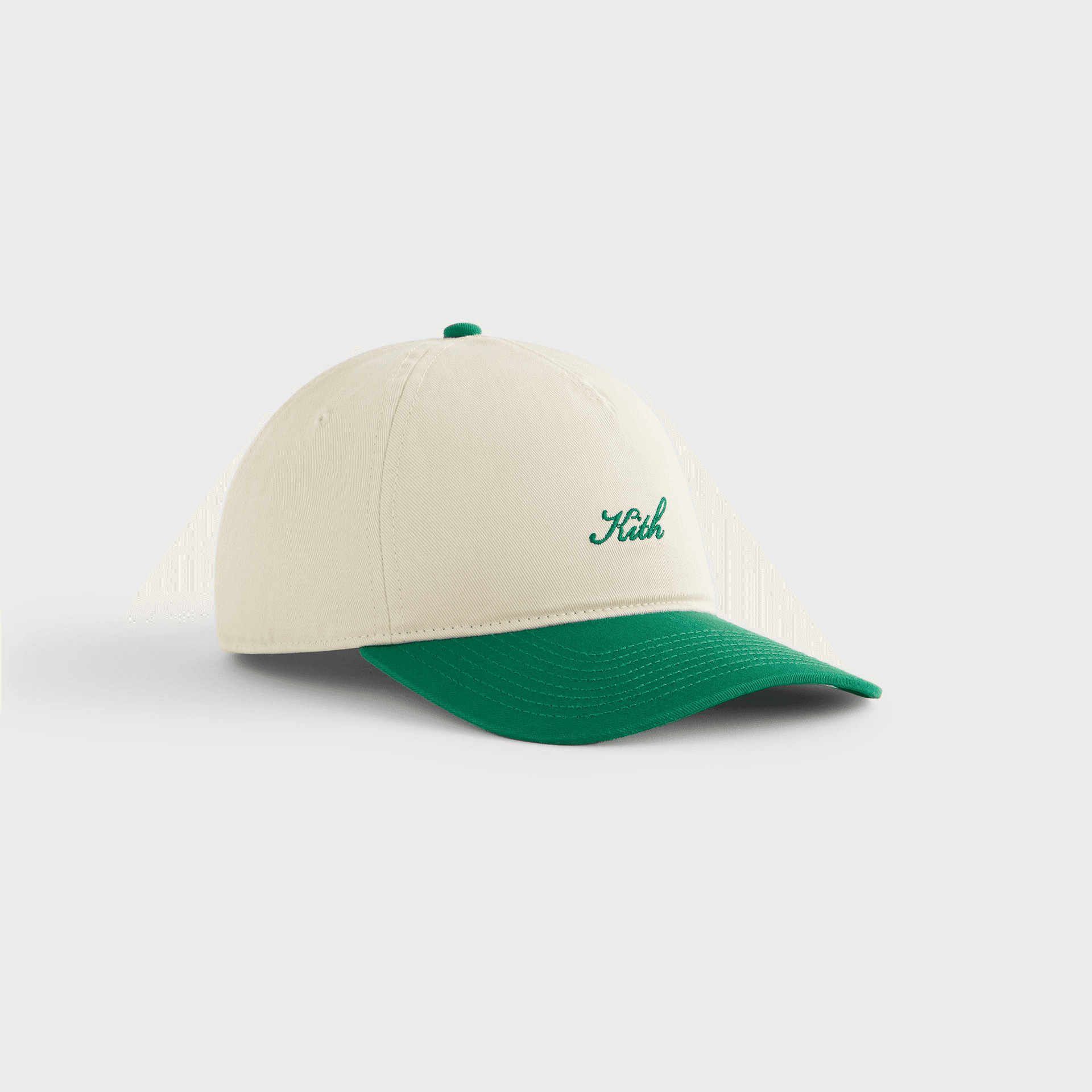Kith Women Two-Tone Cotton Twill Pinch Crown Cap - Newt — Image 6