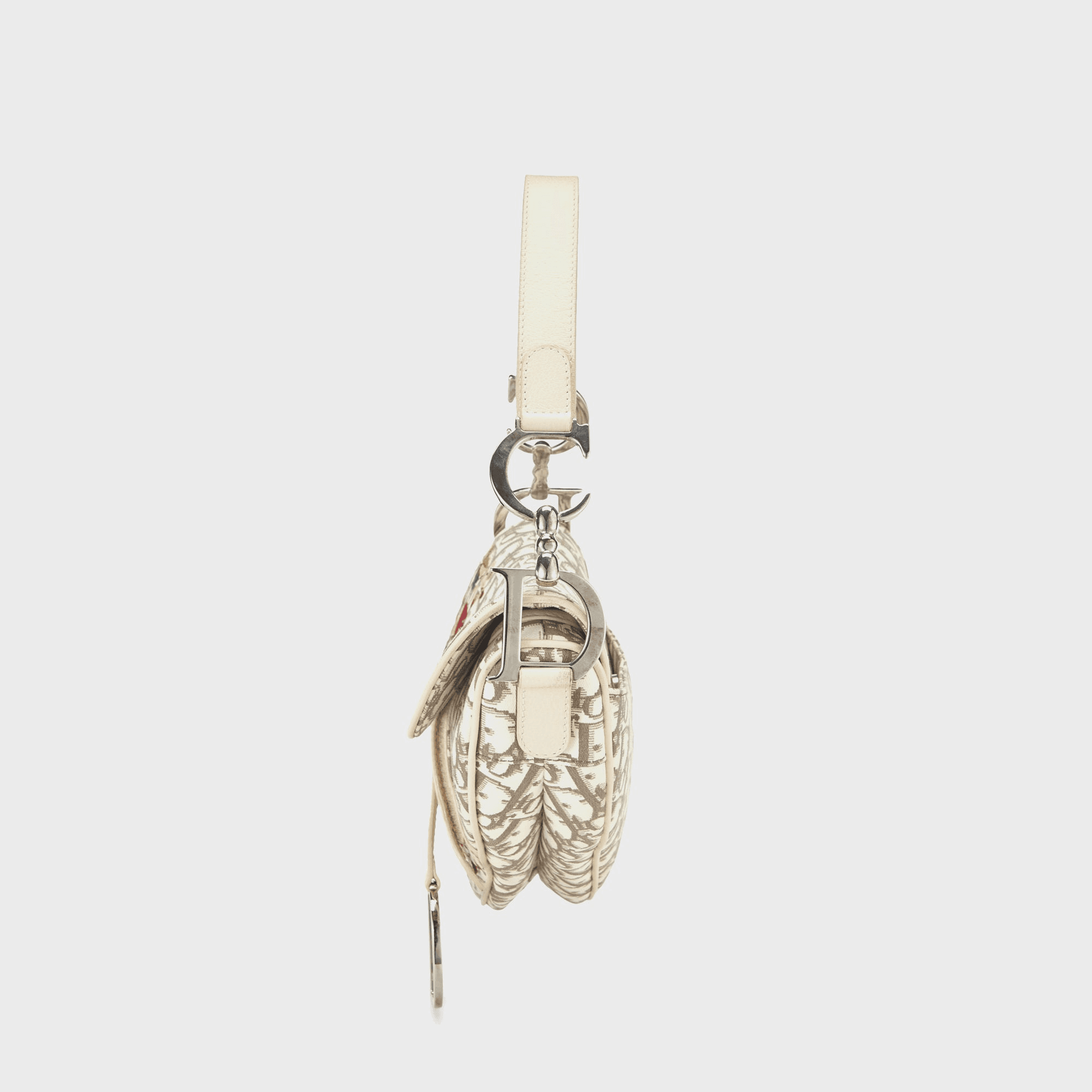 WGACA Dior Embroidered Floral Saddle - Beige — Image 6