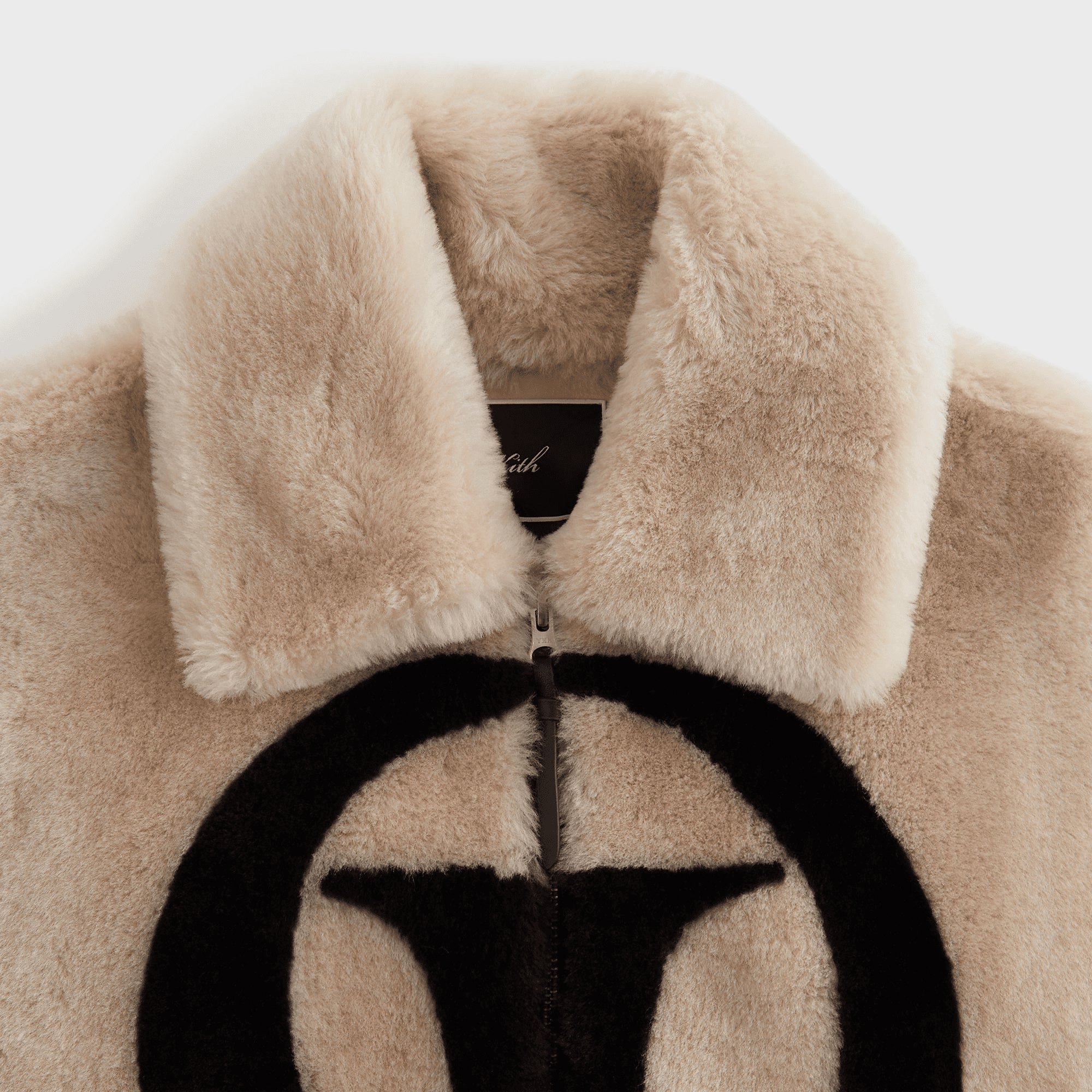 Kith Women Waylon II Shearling Crest Jacket - Waffle — Image 2